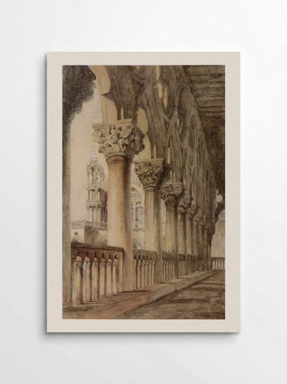 The Ducal Palace, Venice - John Ruskin - Poster