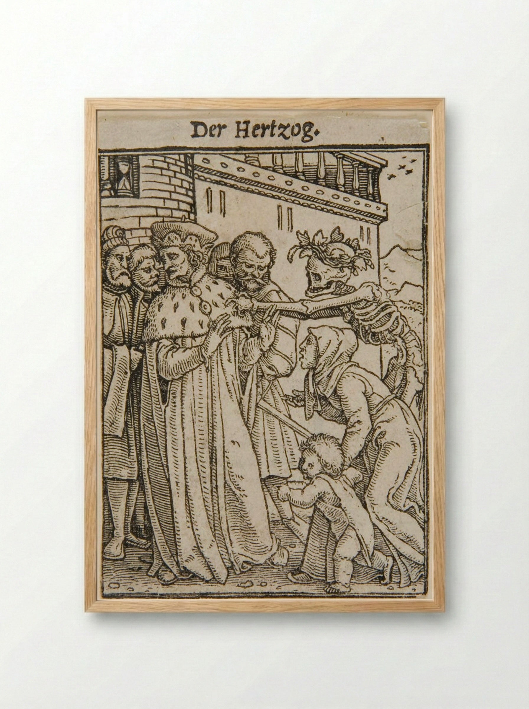 The Duke - Hans Holbein the Younger - Framed Print Wood