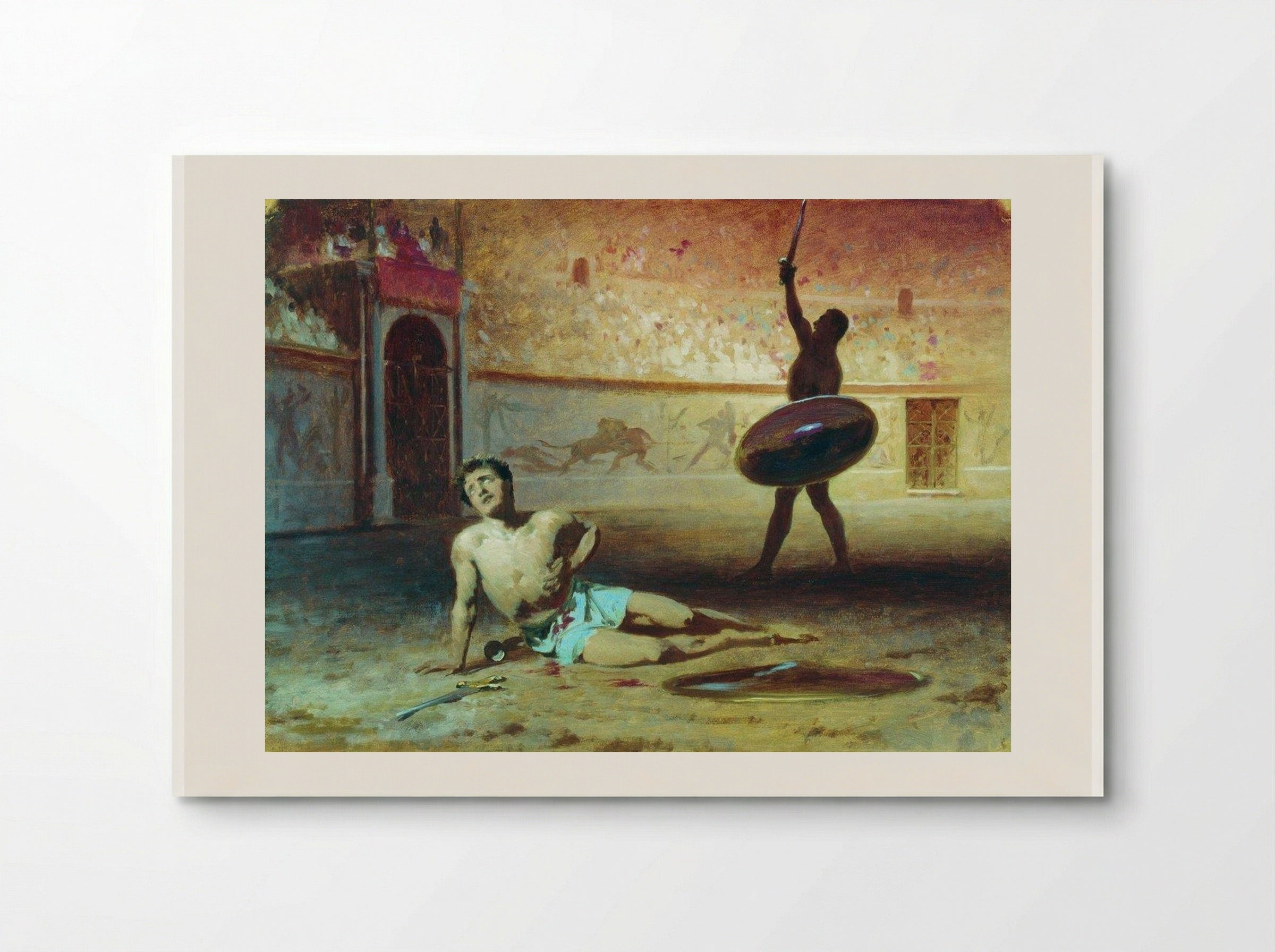 The Dying Gladiator - Fyodor Bronnikov - Poster
