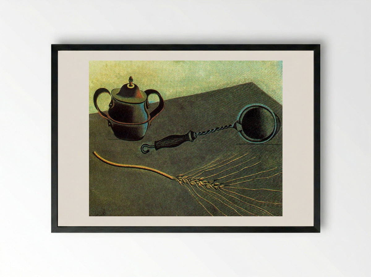The Ear of Grain - Joan Miró - Framed Print Black