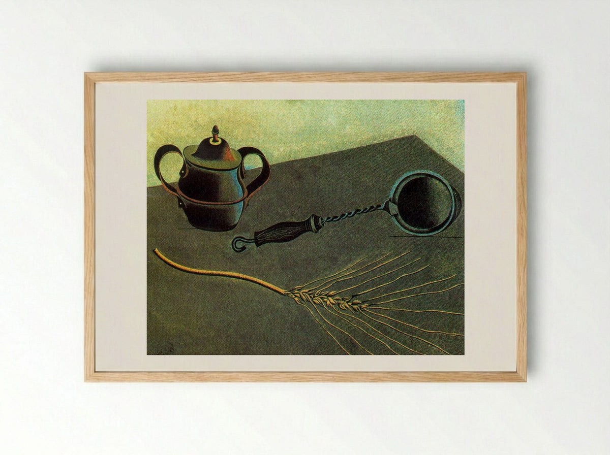 The Ear of Grain - Joan Miró - Framed Print Wood