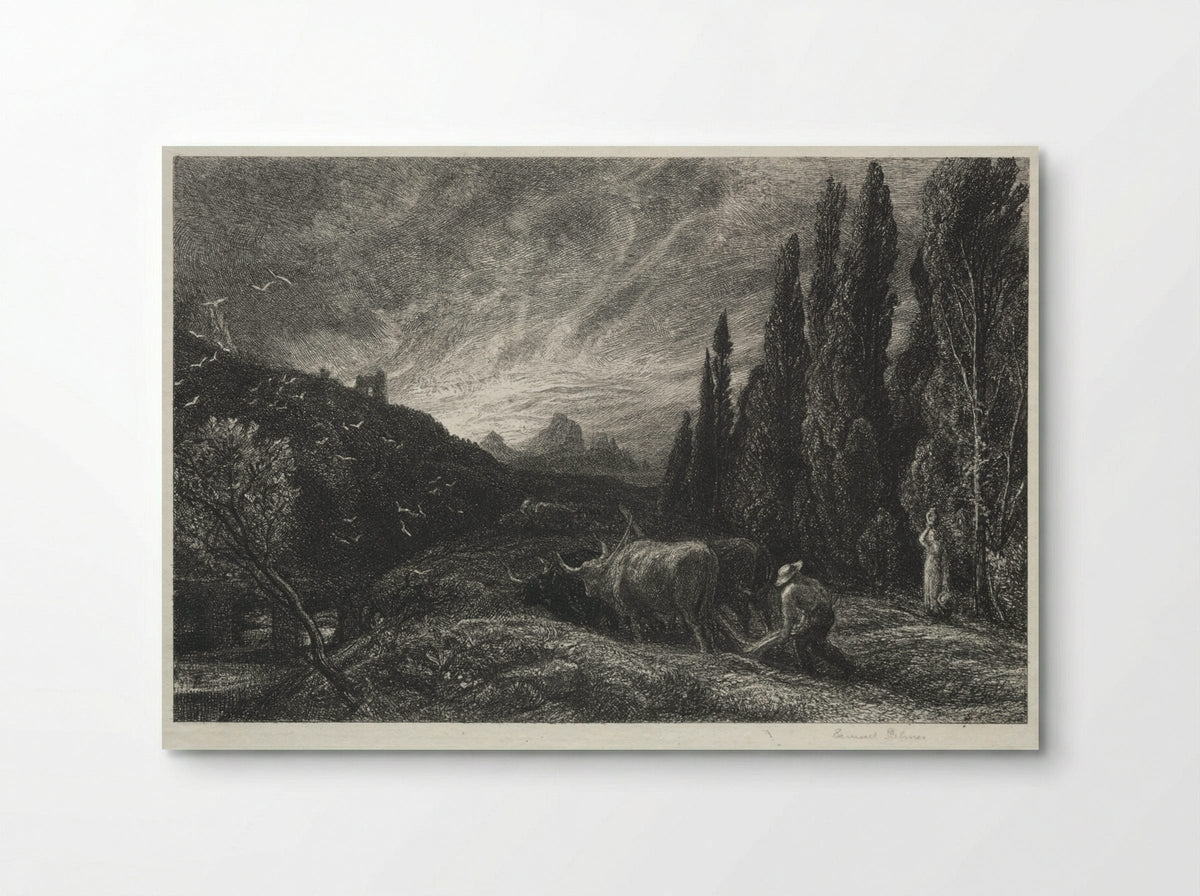 The Early Ploughman - Samuel Palmer - Poster
