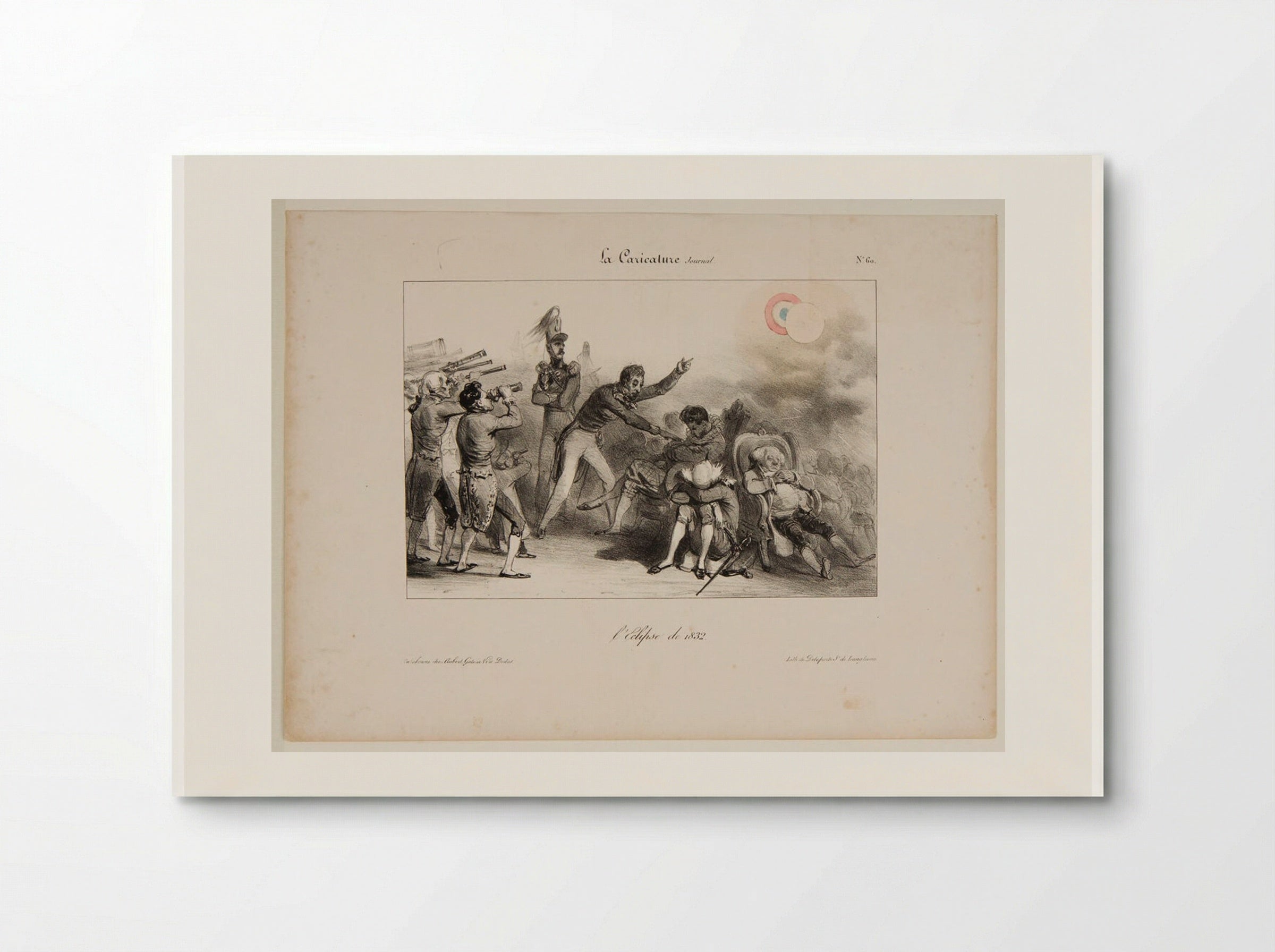 The Eclipse of 1832 - Denis-Auguste-Marie Raffet - Poster