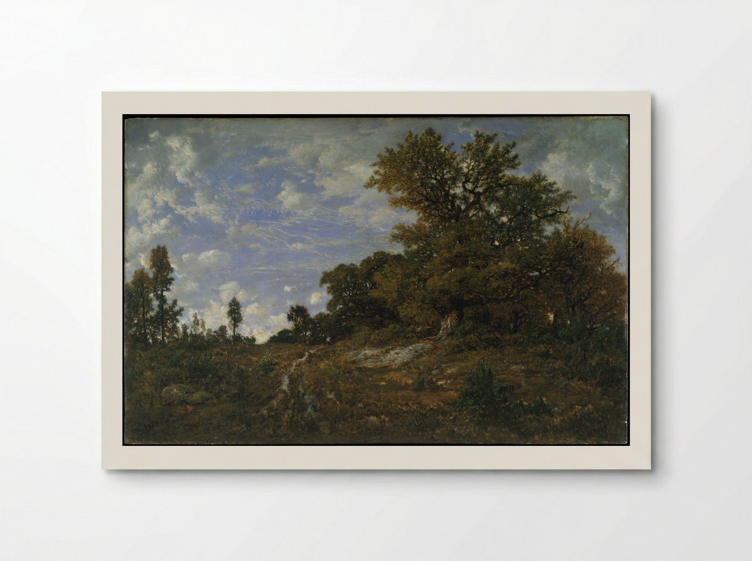 The Edge of the Woods at Monts-Girard, Fontainebleau Forest - Théodore Rousseau - Poster