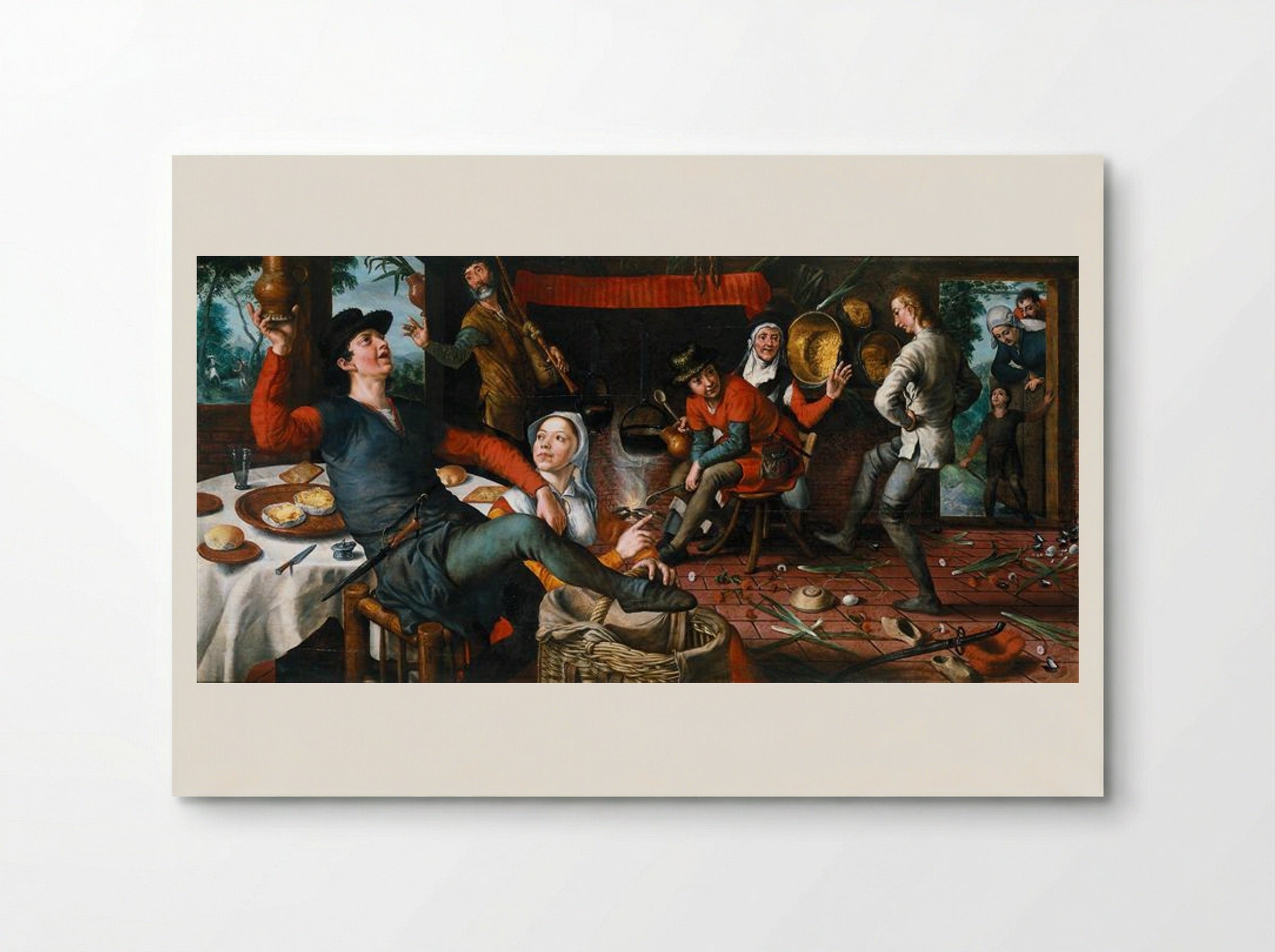 The Egg Dance - Pieter Aertsen - Poster