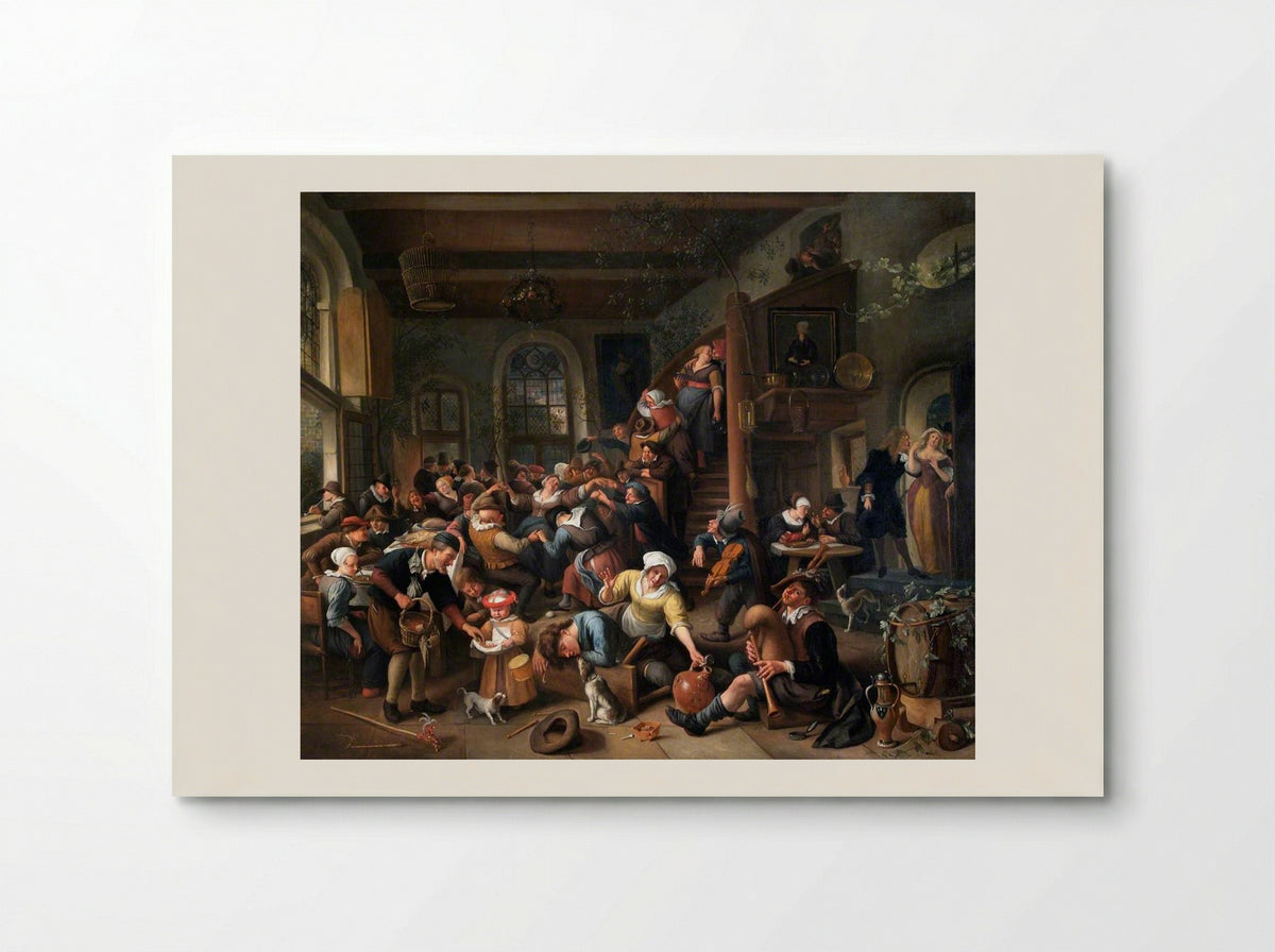 The Egg Dance - Jan Steen - Poster