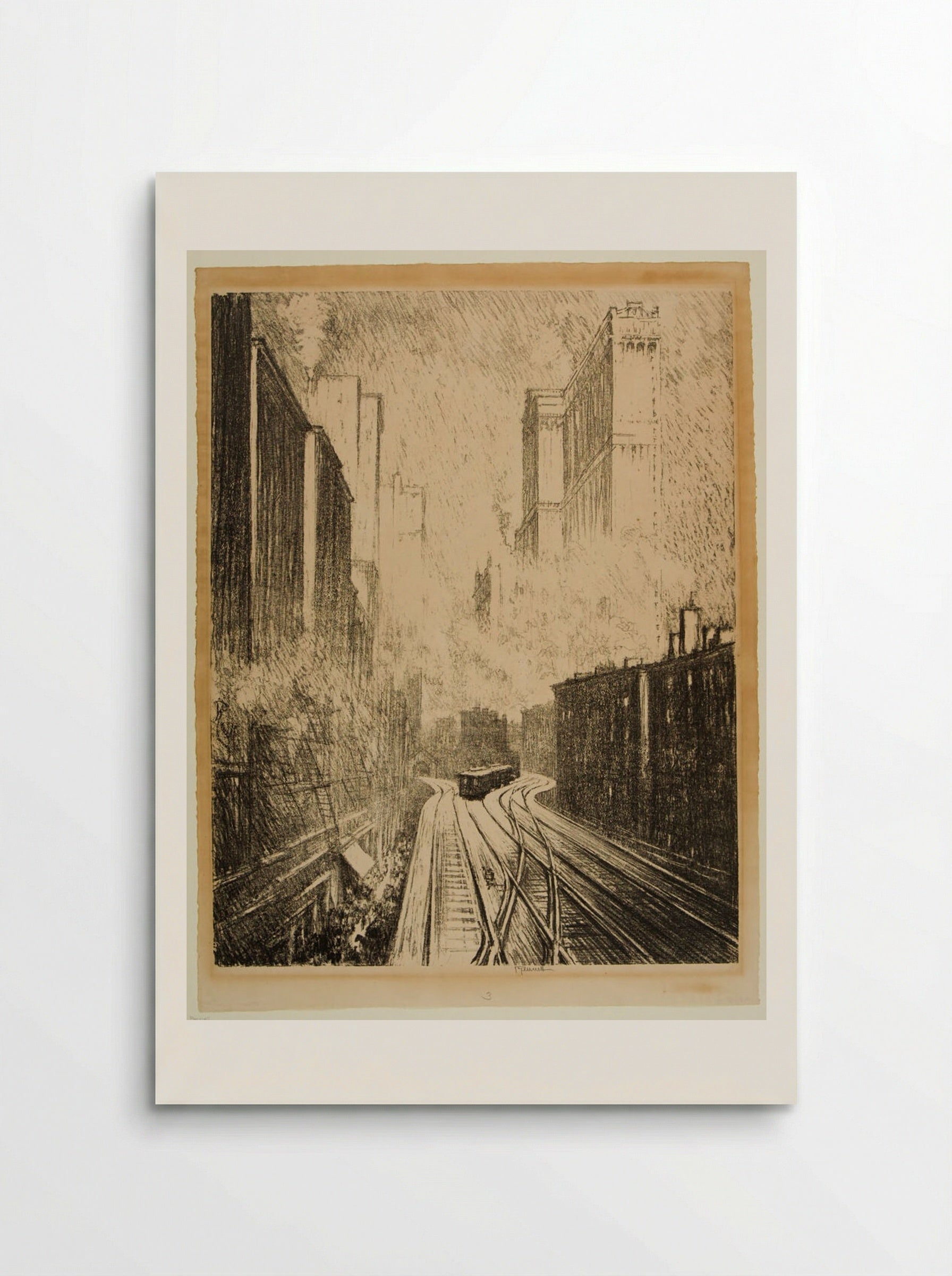 The Elevated - Joseph Pennell - Poster