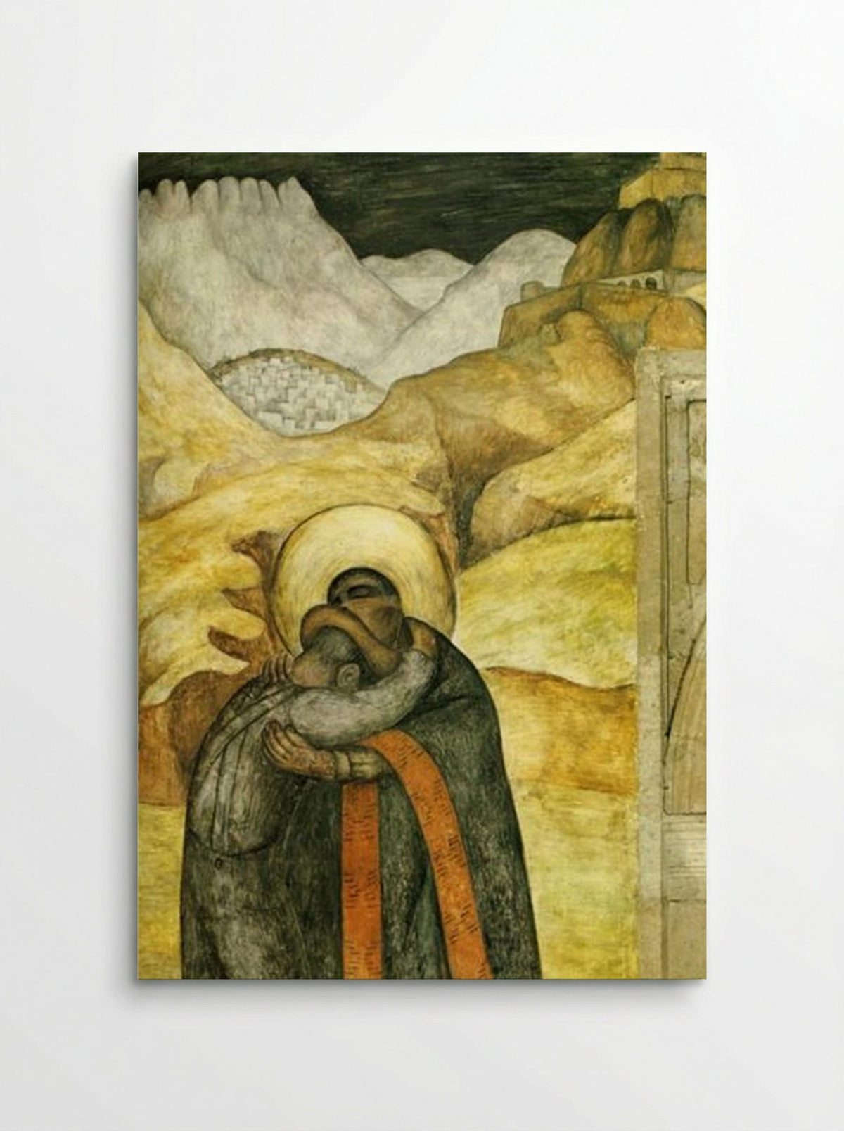 The Embrace - Diego Rivera - Poster