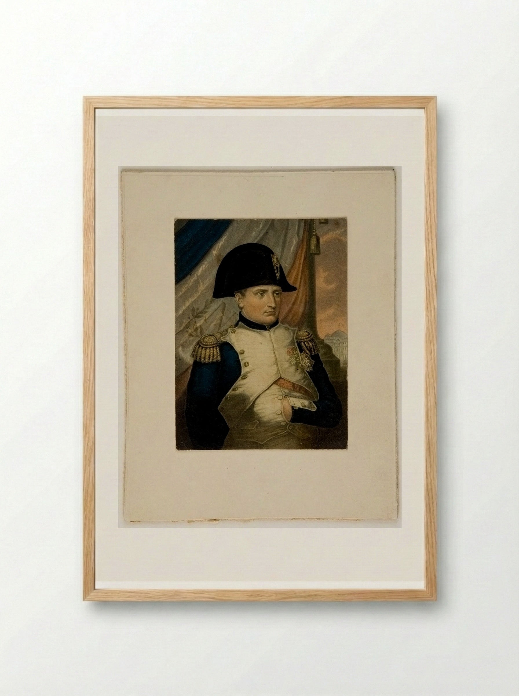 The Emperor Napoleon I - George Baxter - Framed Print Wood