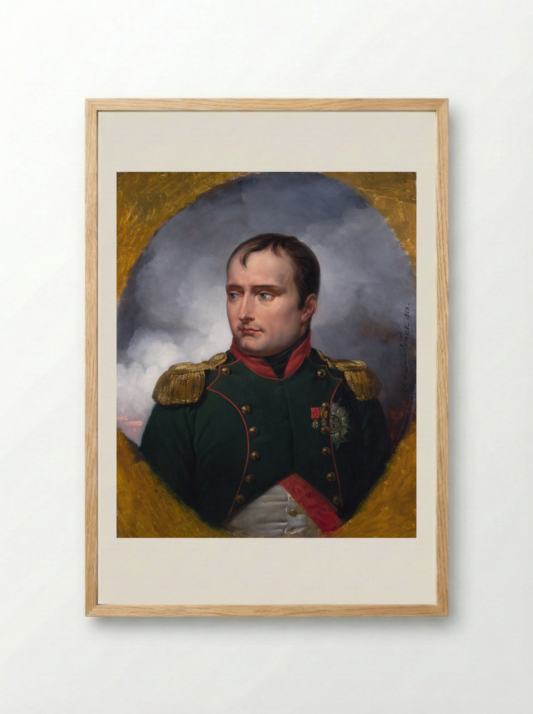 The Emperor Napoleon I - Horace Vernet - Framed Print Wood