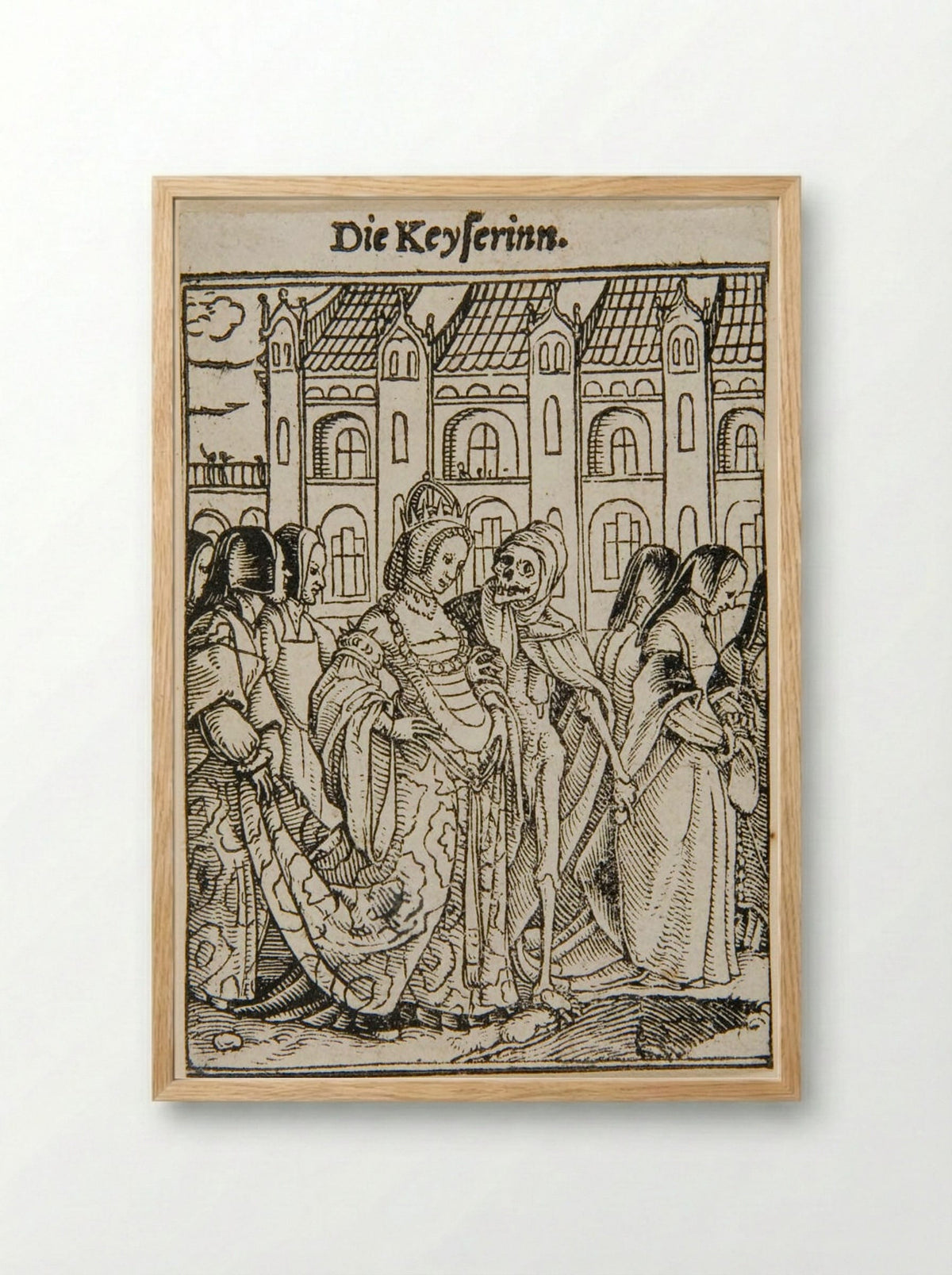 The Empress - Hans Holbein the Younger - Framed Print Wood