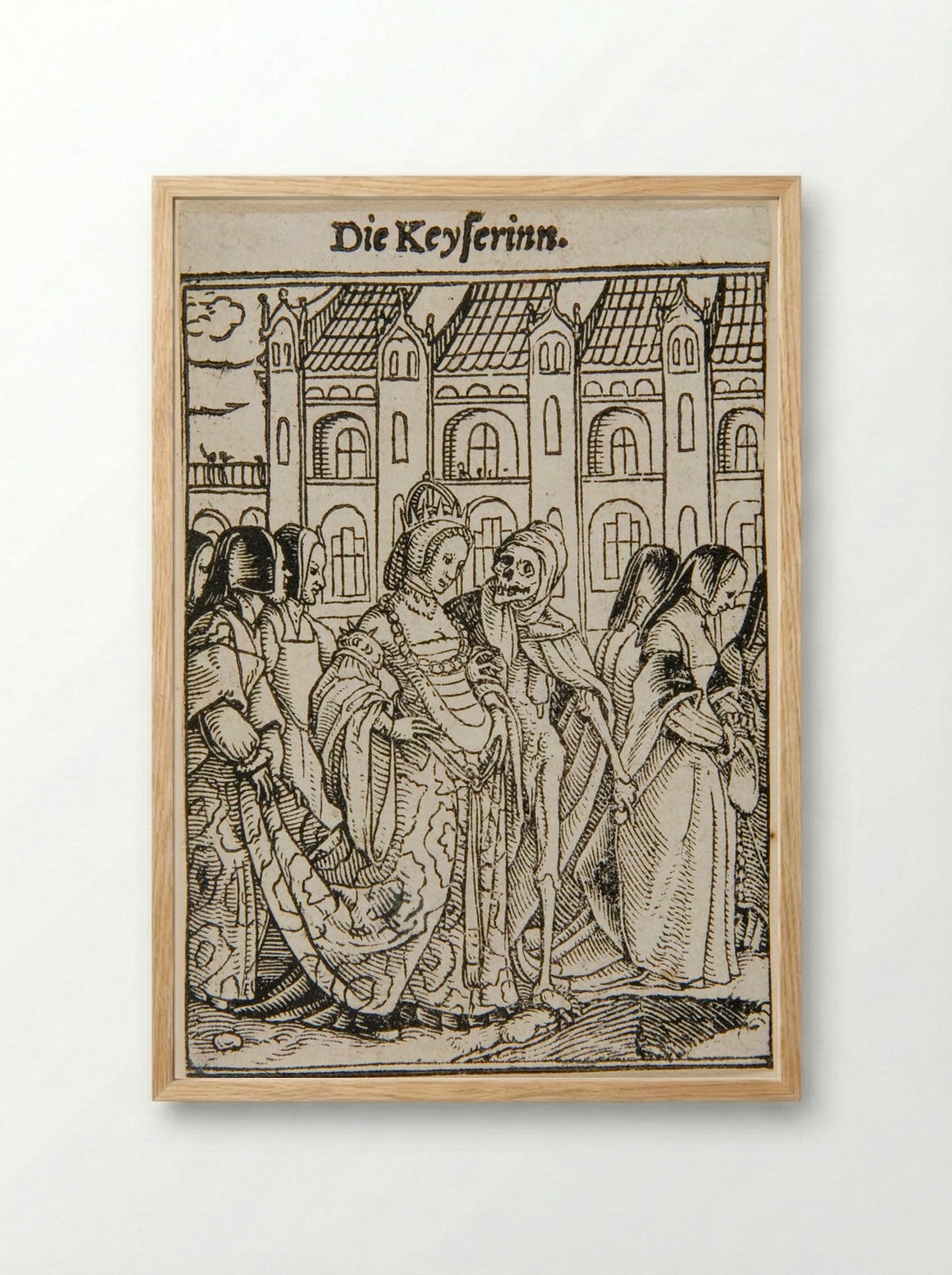 The Empress - Hans Holbein the Younger - Framed Print Wood
