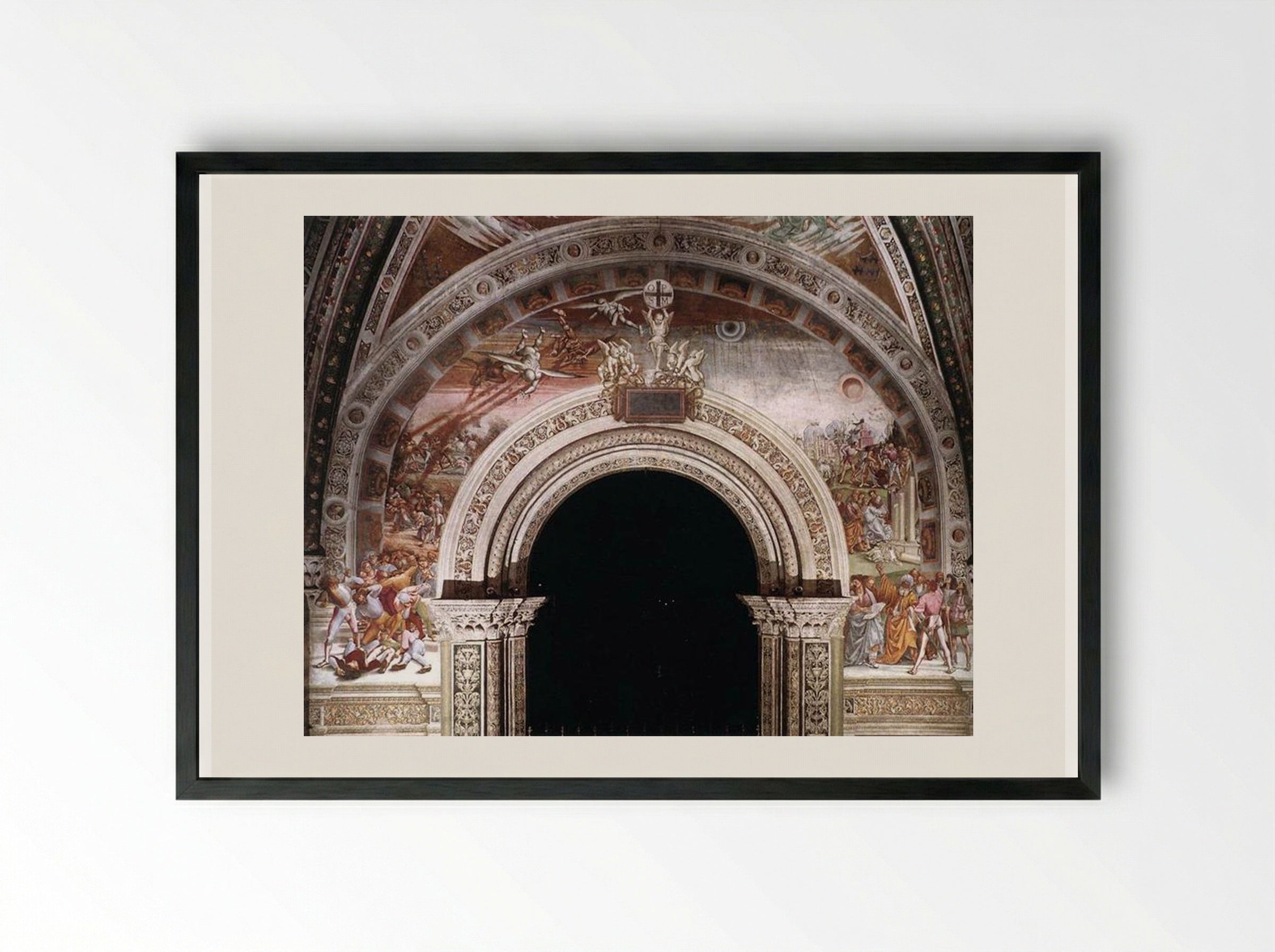 The End of the World - Luca Signorelli - Framed Print Black