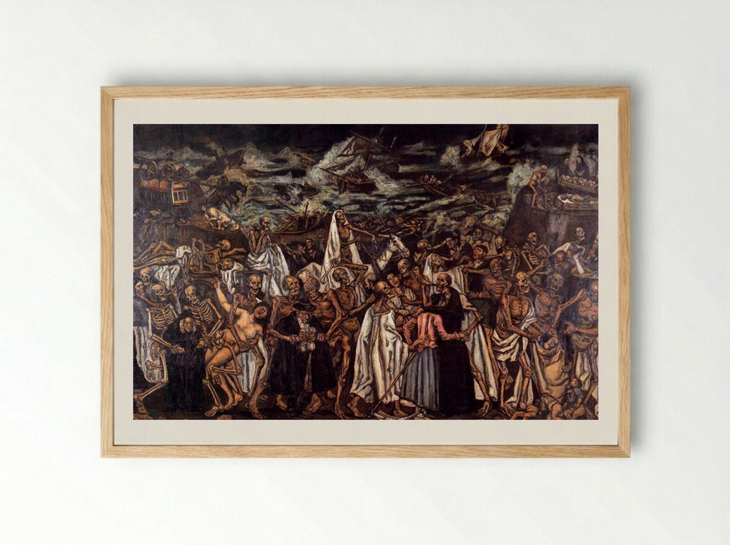 The End of the World - José Gutiérrez Solana - Framed Print Wood