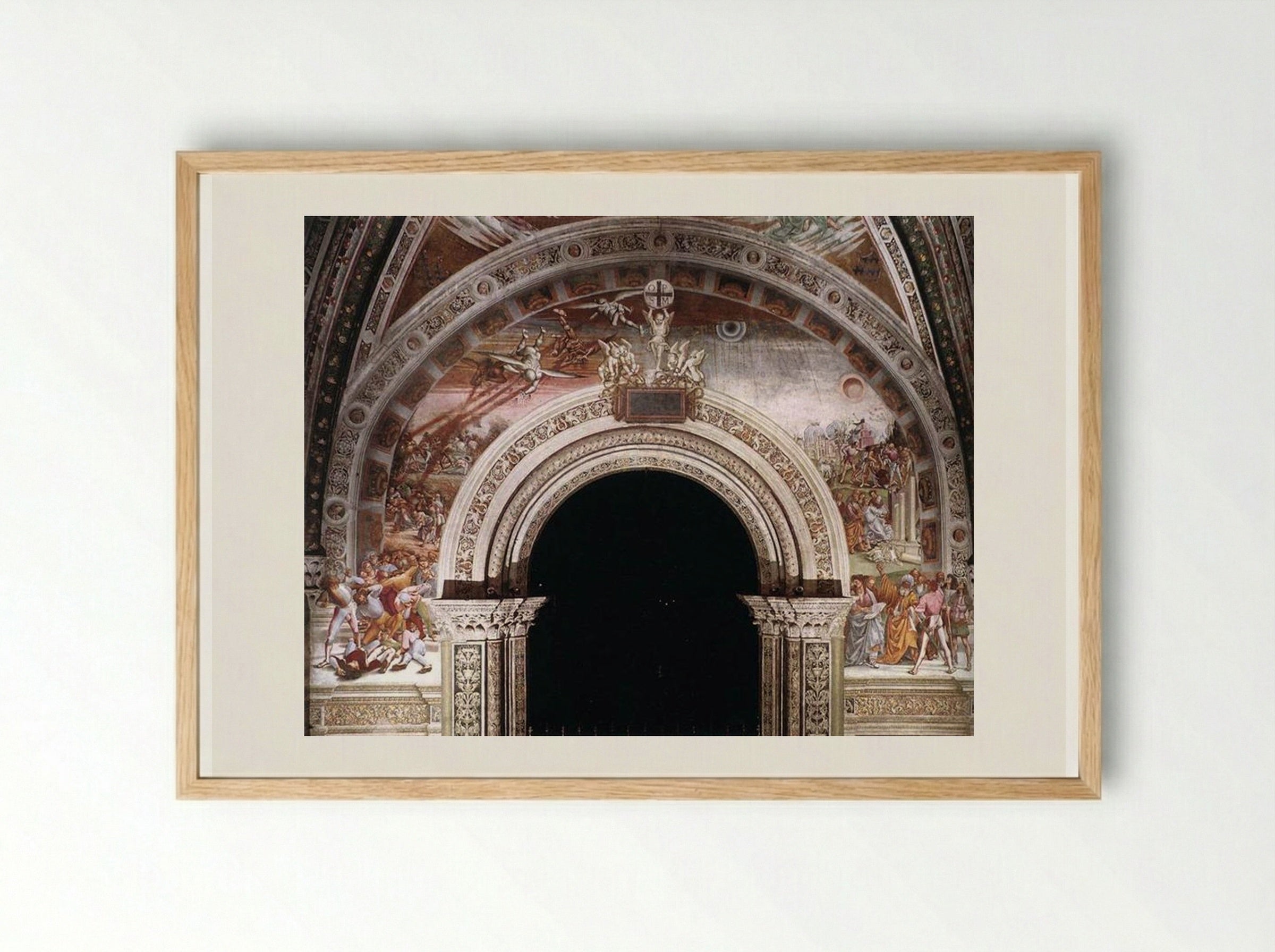 The End of the World - Luca Signorelli - Framed Print Wood