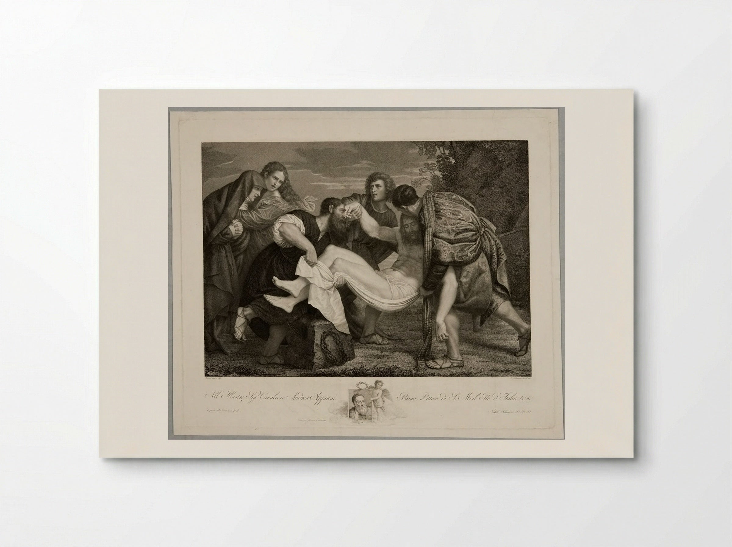 The Entombment of Christ - Natale Schiavoni - Poster