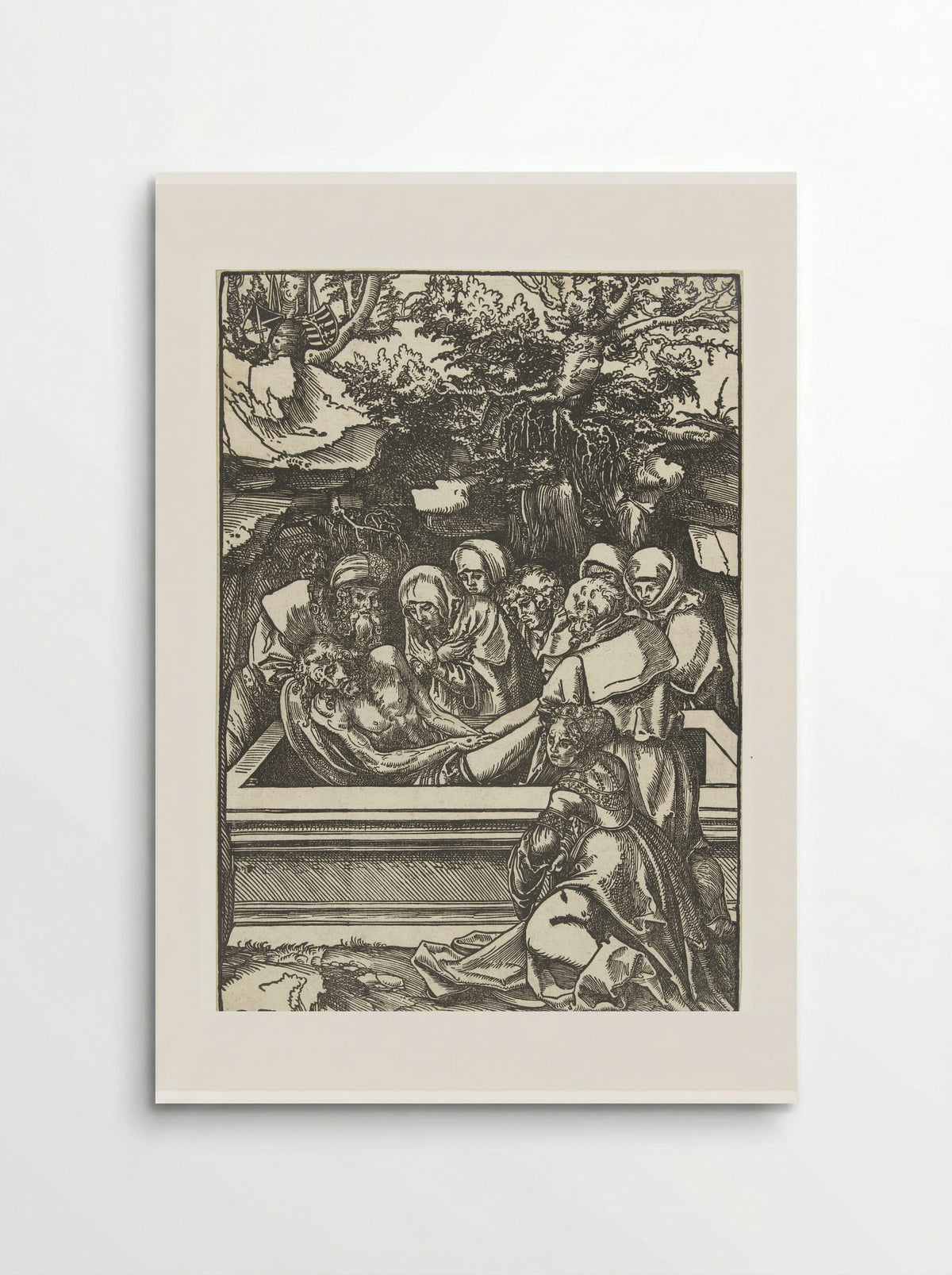 The Entombment of Christ - Lucas Cranach the Elder - Poster