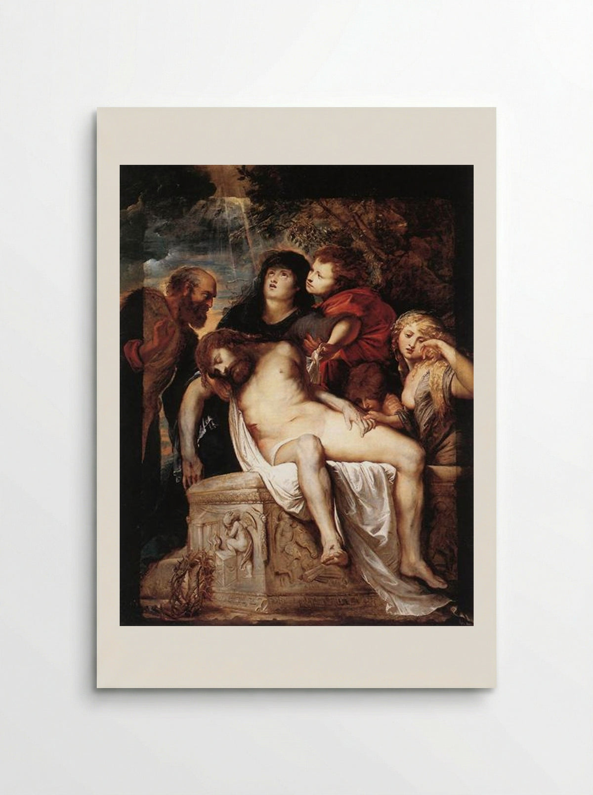 The Entombment of Christ - Peter Paul Rubens - Poster