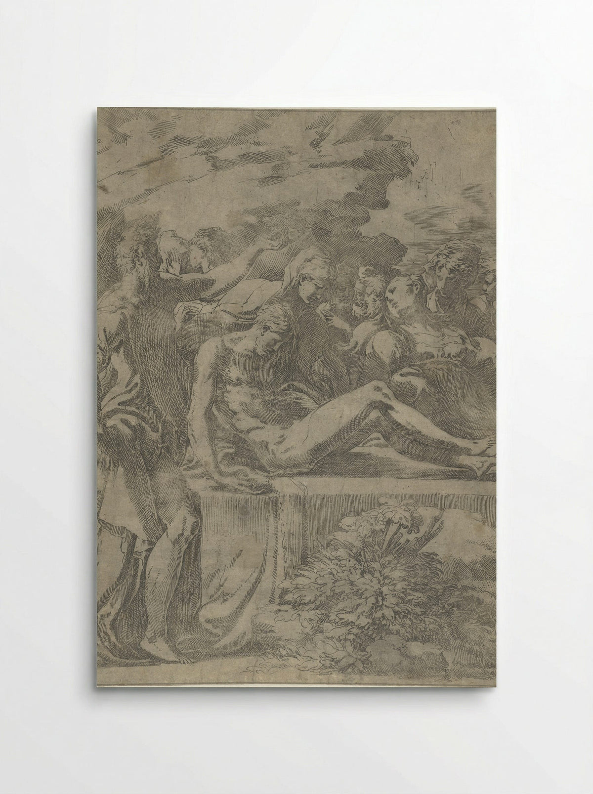 The Entombment of Christ - Parmigianino - Poster