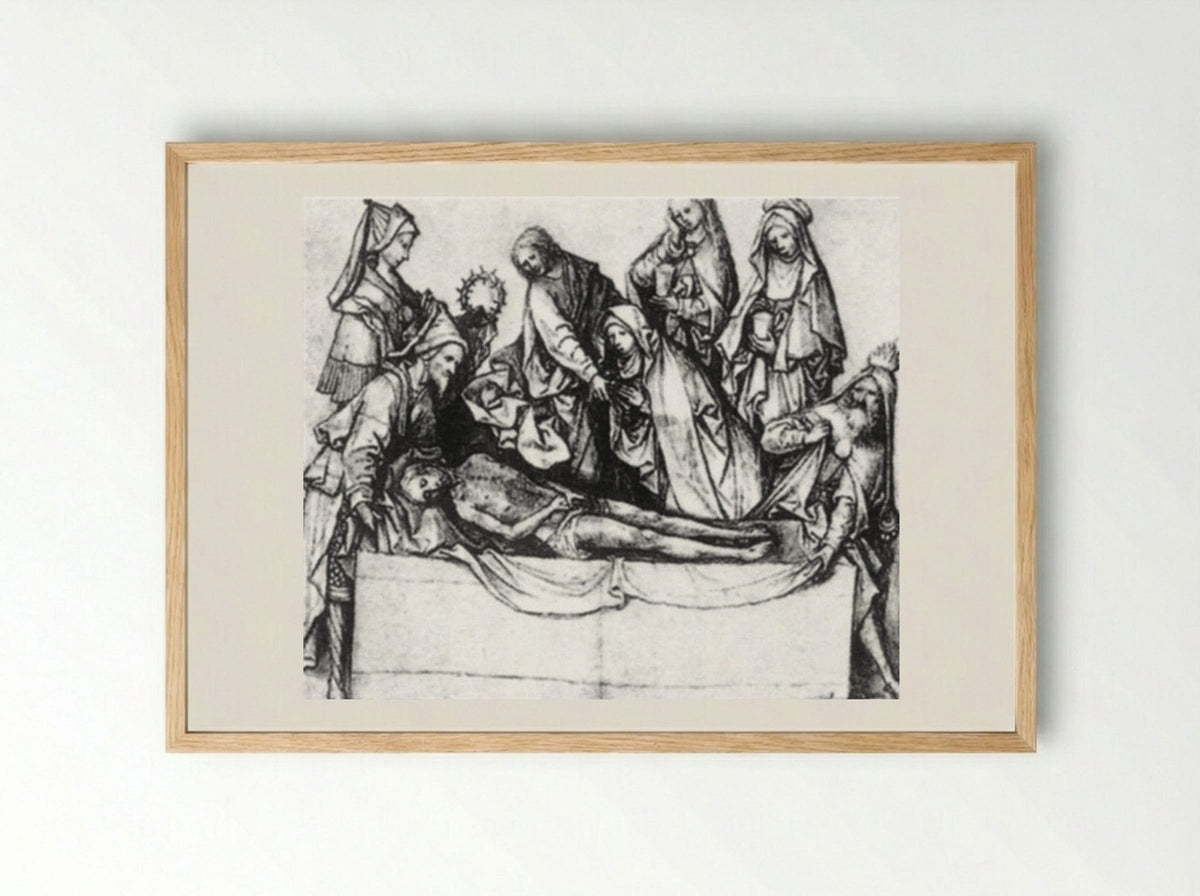 The Entombment - Hieronymus Bosch - Framed Print Wood