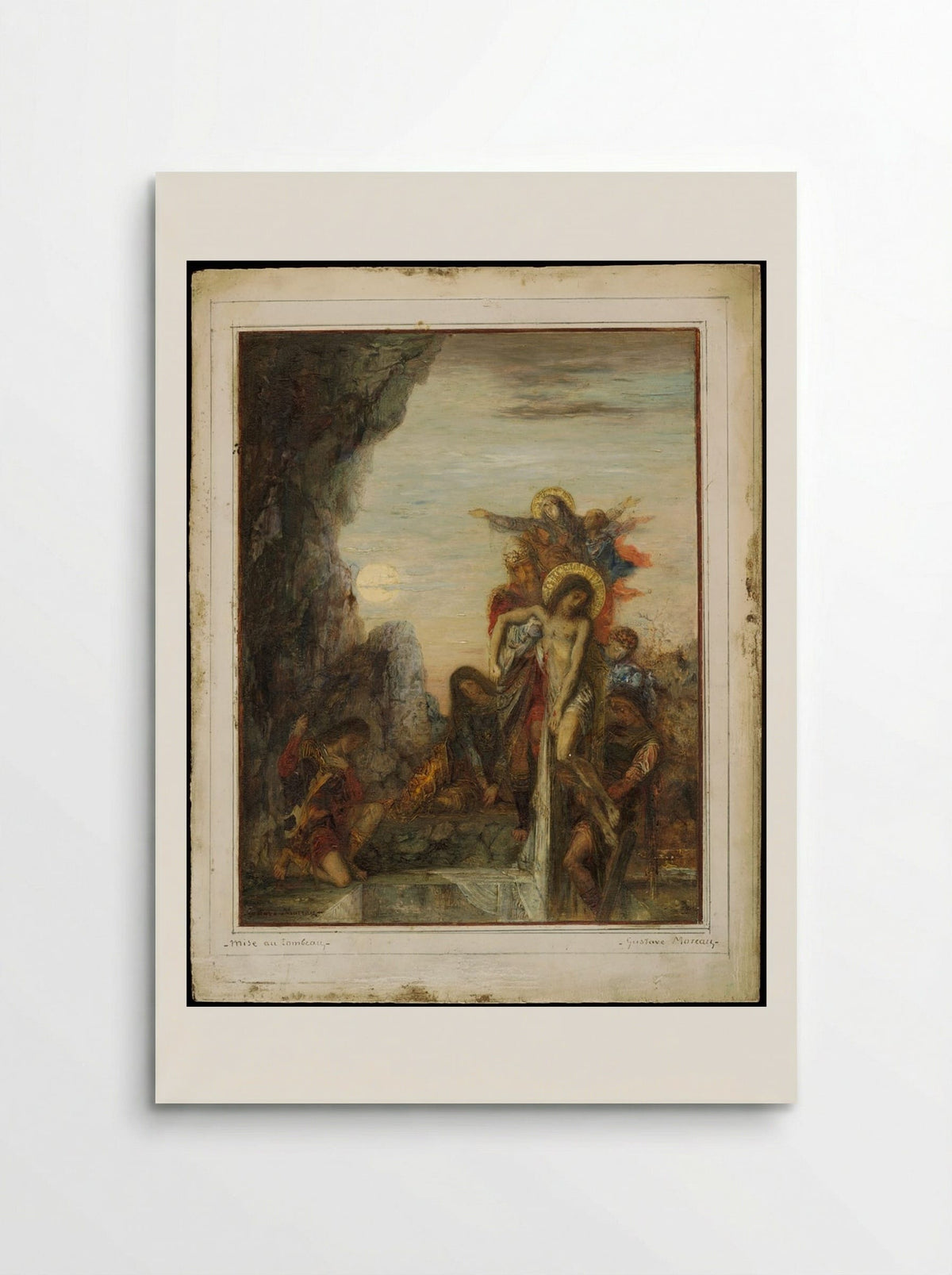 The Entombment - Gustave Moreau - Poster