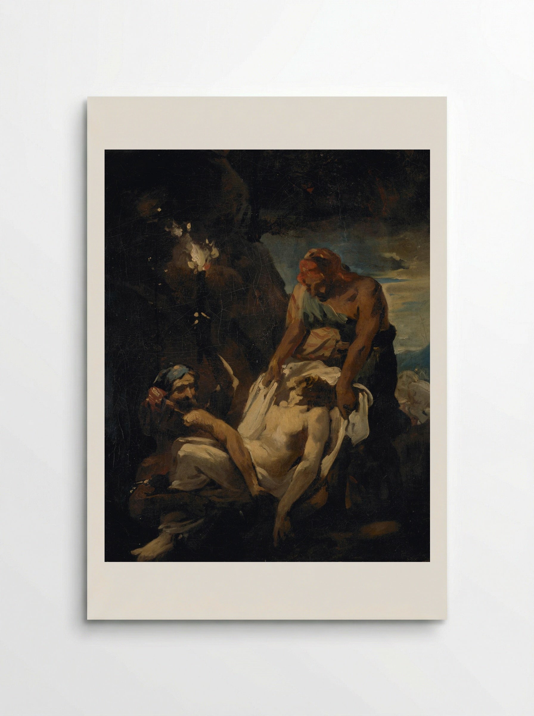 The Entombment - Théodore Géricault - Poster