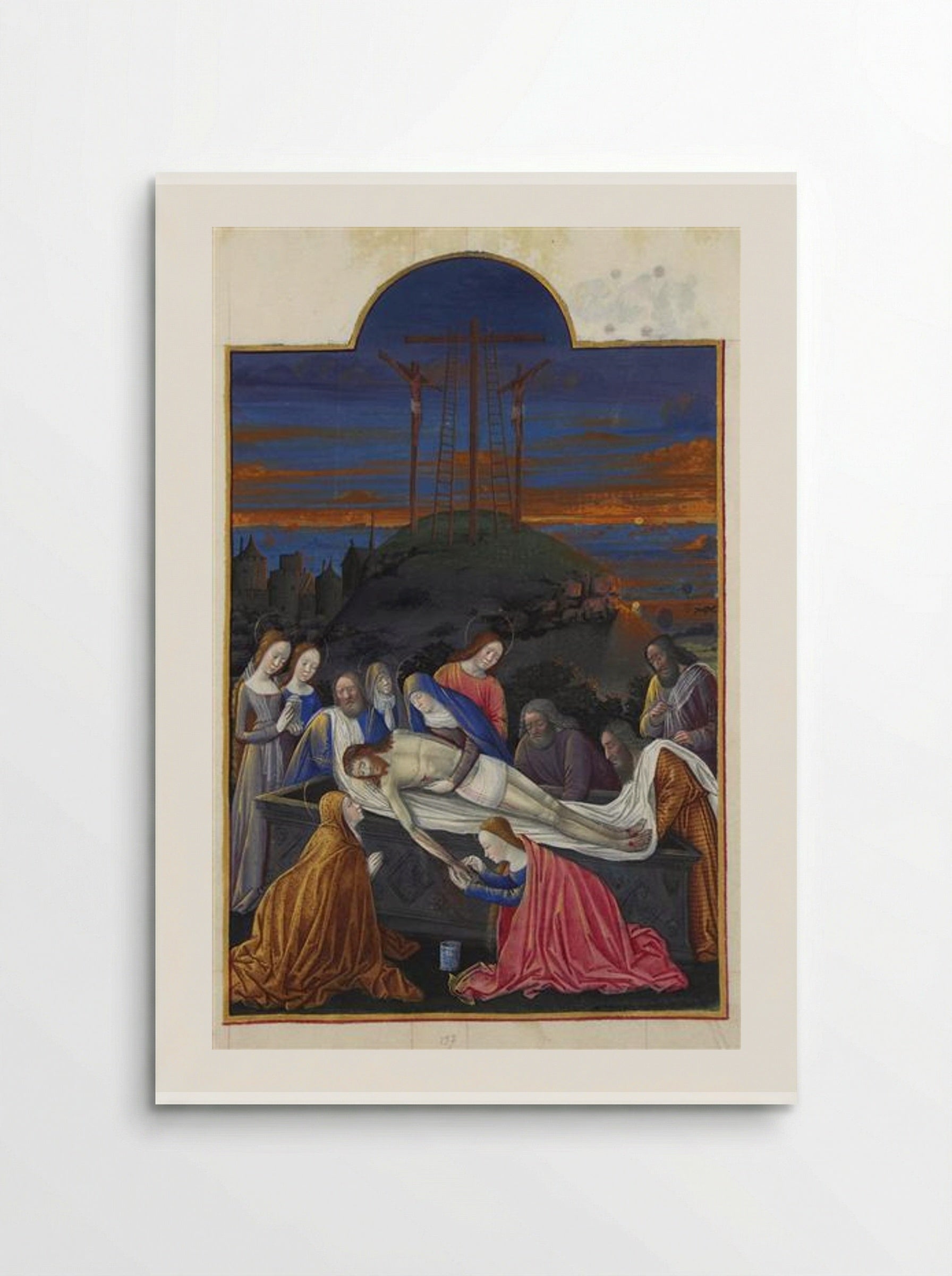 The Entombment - Limbourg brothers - Poster