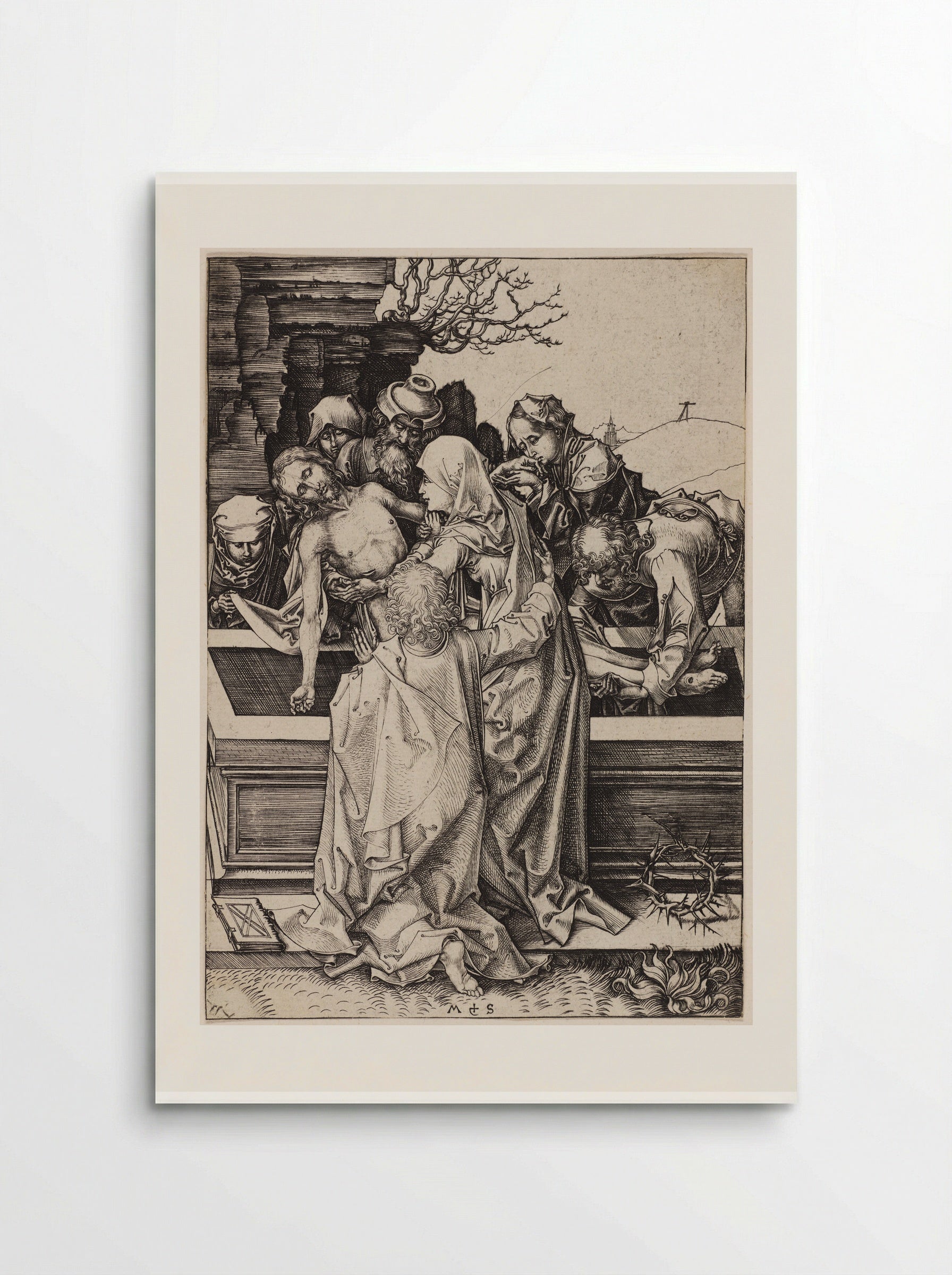 The Entombment - Martin Schongauer - Poster