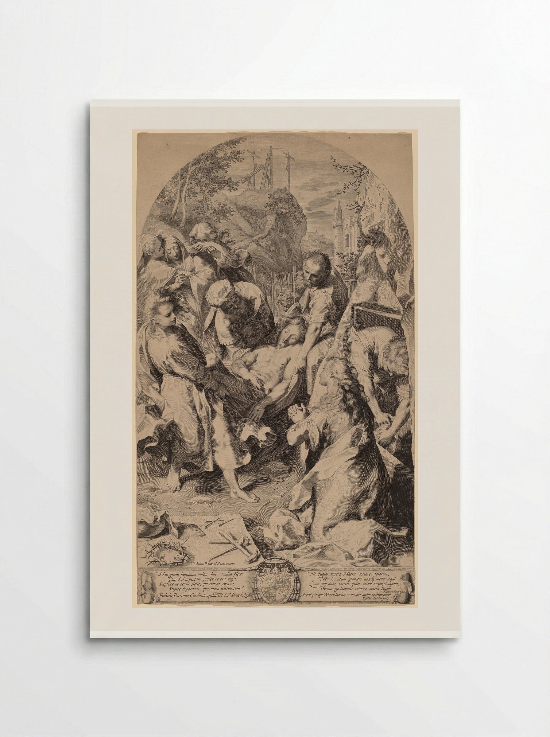The Entombment - Aegidius Sadeler II - Poster