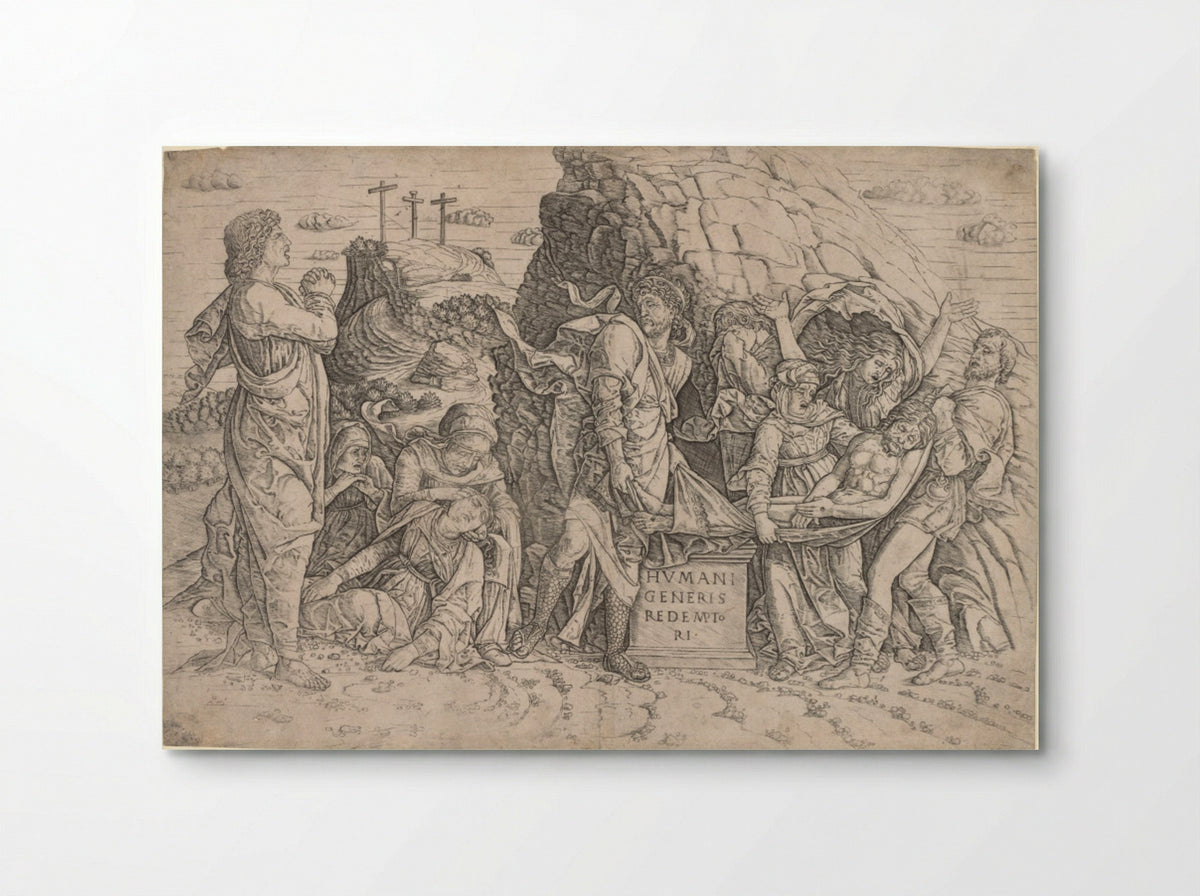 The Entombment - Giovanni Antonio da Brescia - Poster