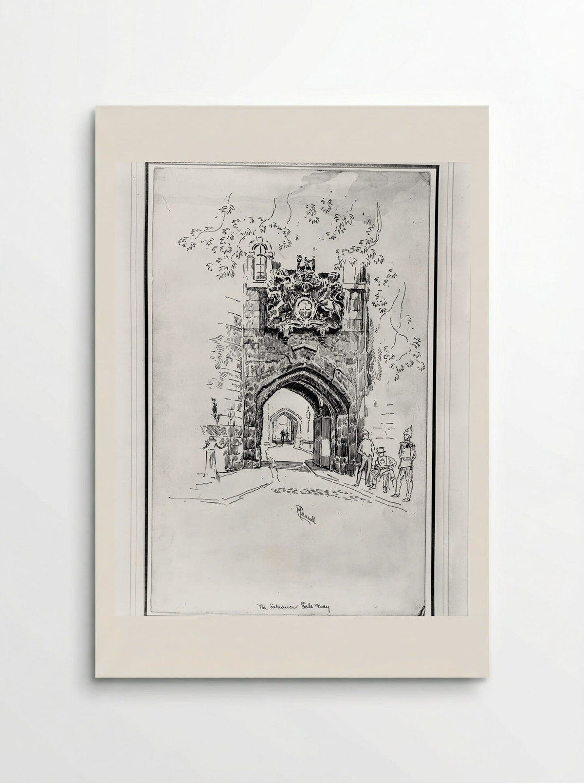 The Entrance Gate Way - Joseph Pennell - Poster