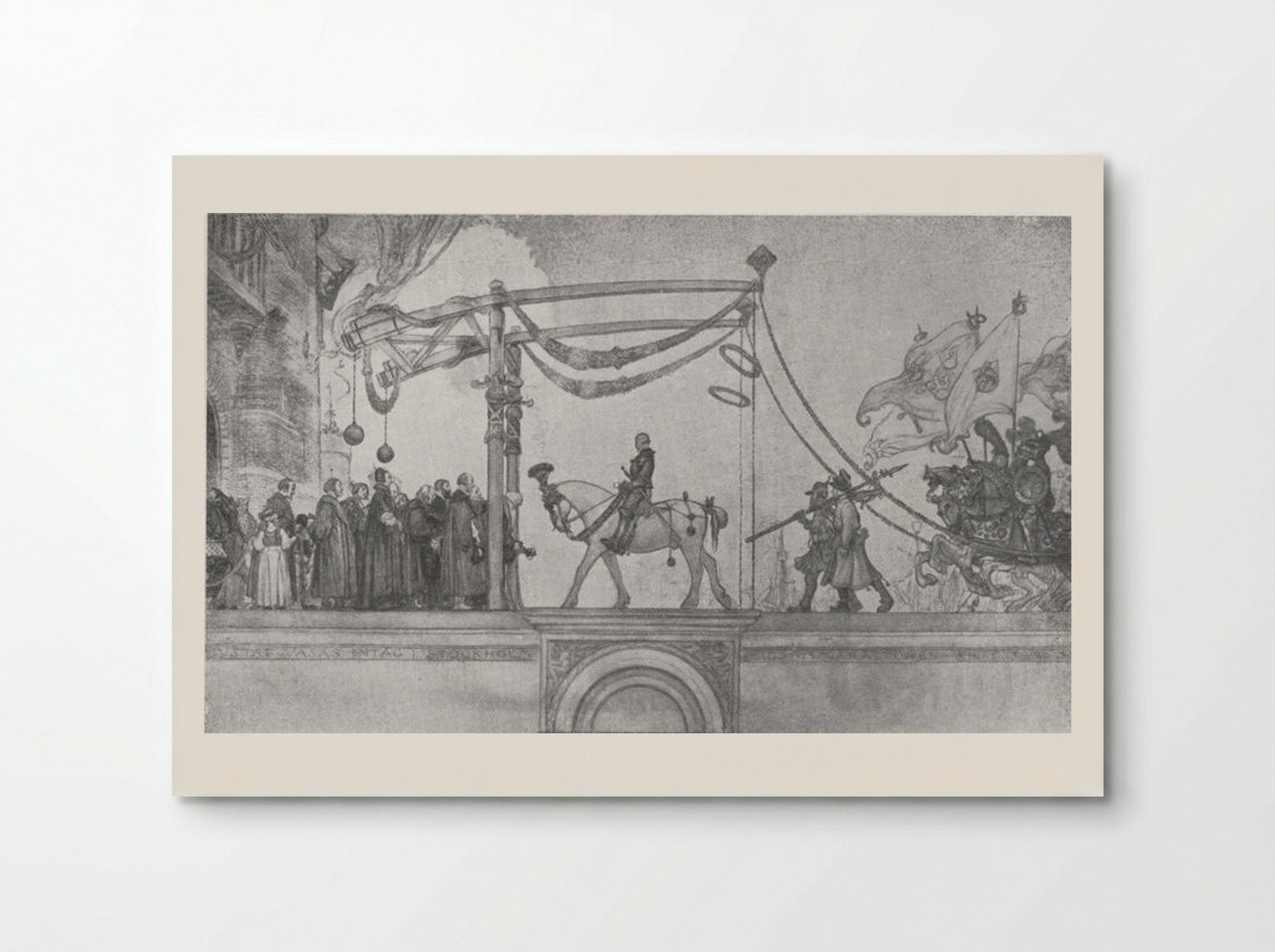 The Entry of King Gustav Vasa of Sweden into Stockholm, 1523 - Carl Larsson - Poster