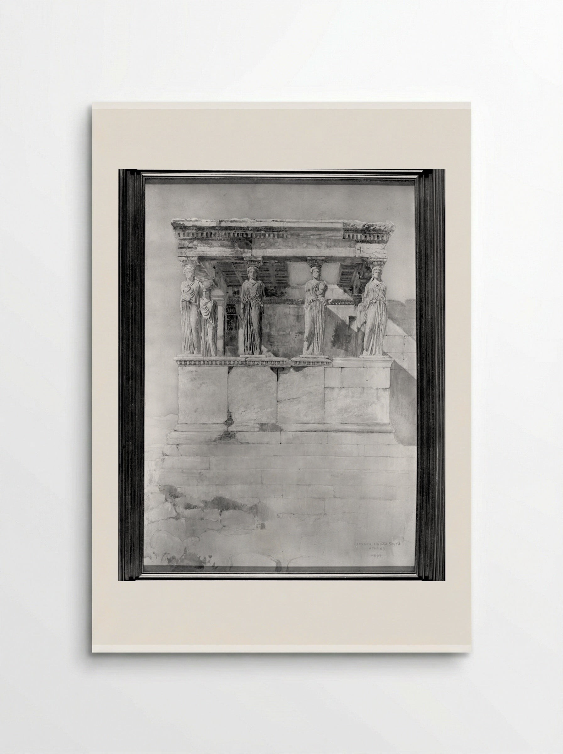 The Erechtheum, Porch of the Caryatids - Joseph Lindon Smith - Poster