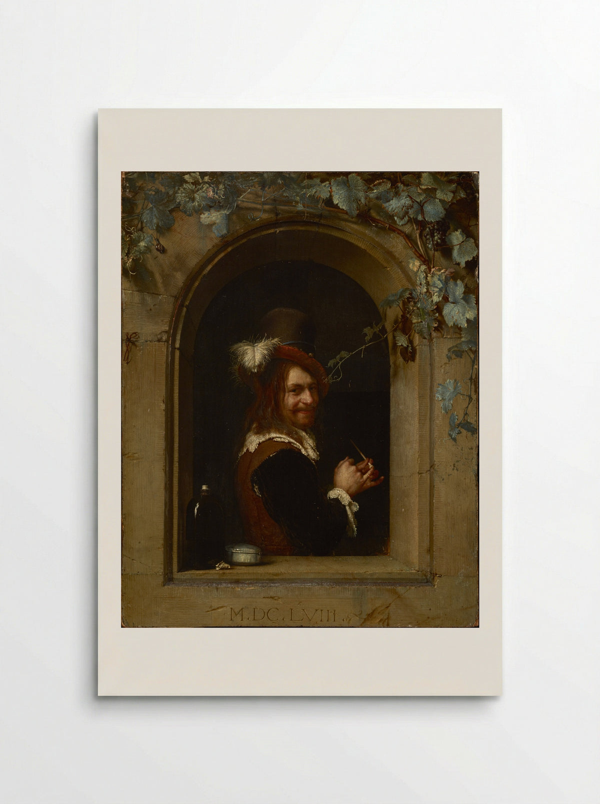 The Escaped Bird: Allegory of Lost Chastity - Frans van Mieris the Elder - Poster