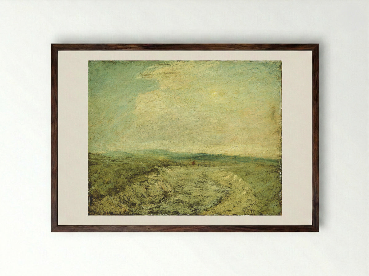 The Essex Canal - Albert Pinkham Ryder - Framed Print Dark Wood