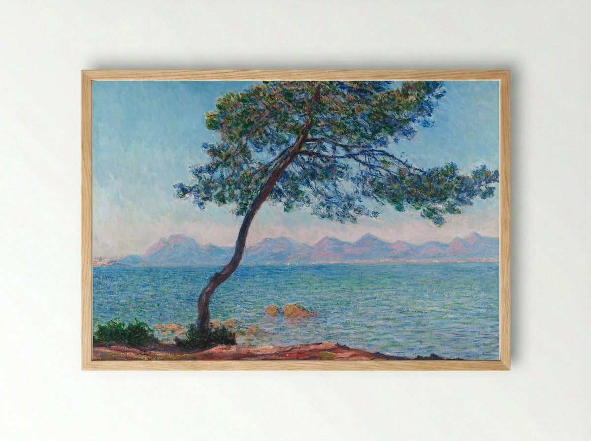 The Esterel Mountains - Claude Monet - Framed Print Wood