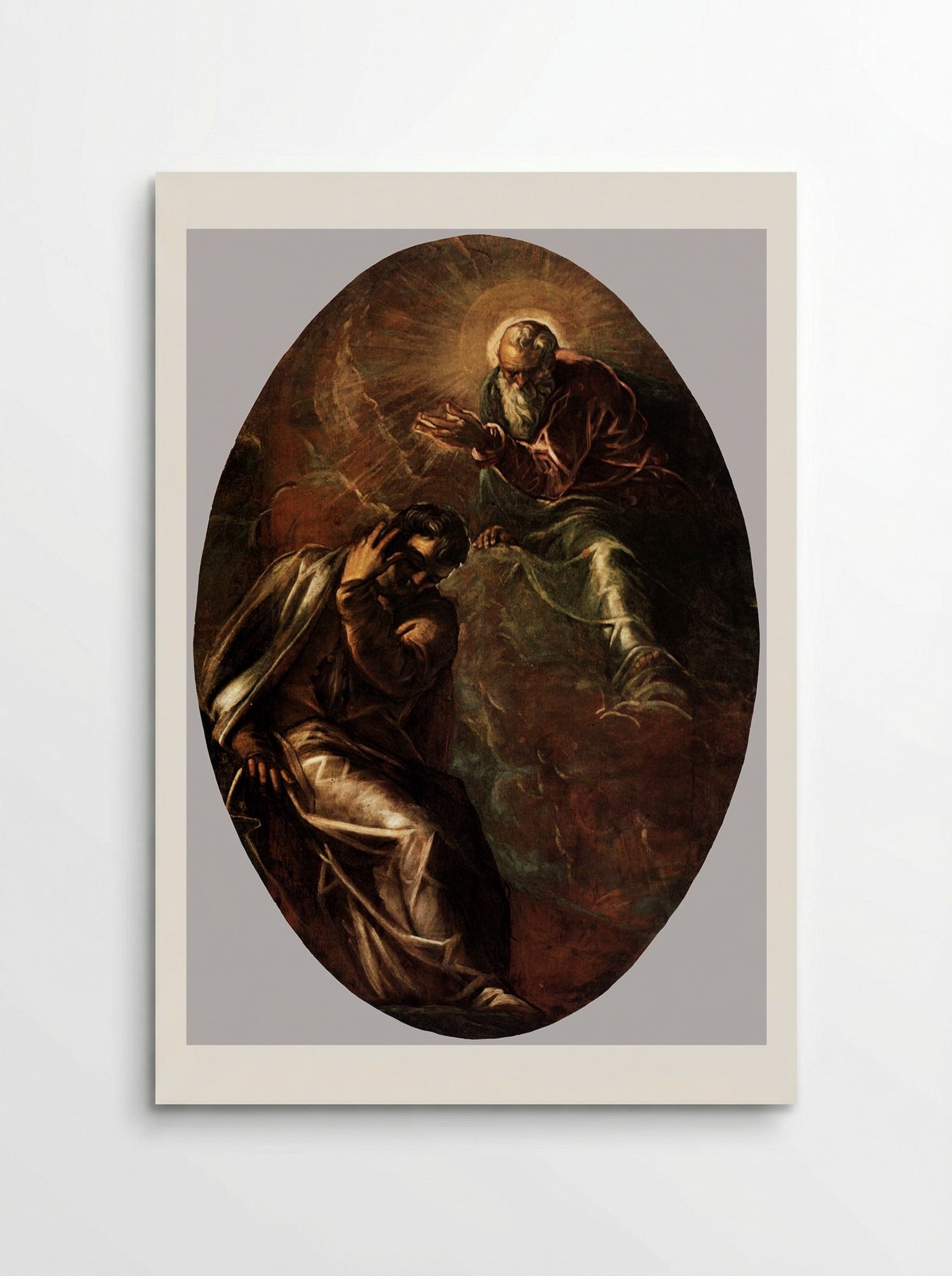The Eternal Father Appears to Moses - Tintoretto - Poster