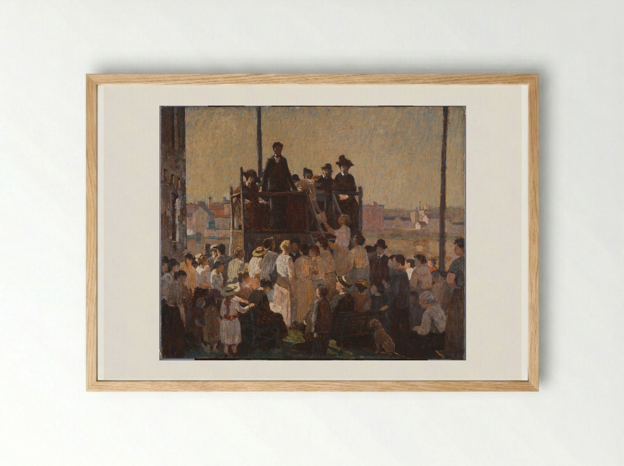 The Evangelist - Robert Spencer - Framed Print Wood