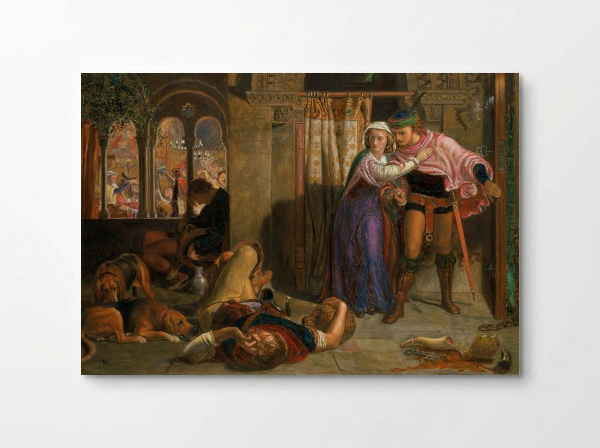 The Eve of Saint Agnes - William Holman Hunt - Poster