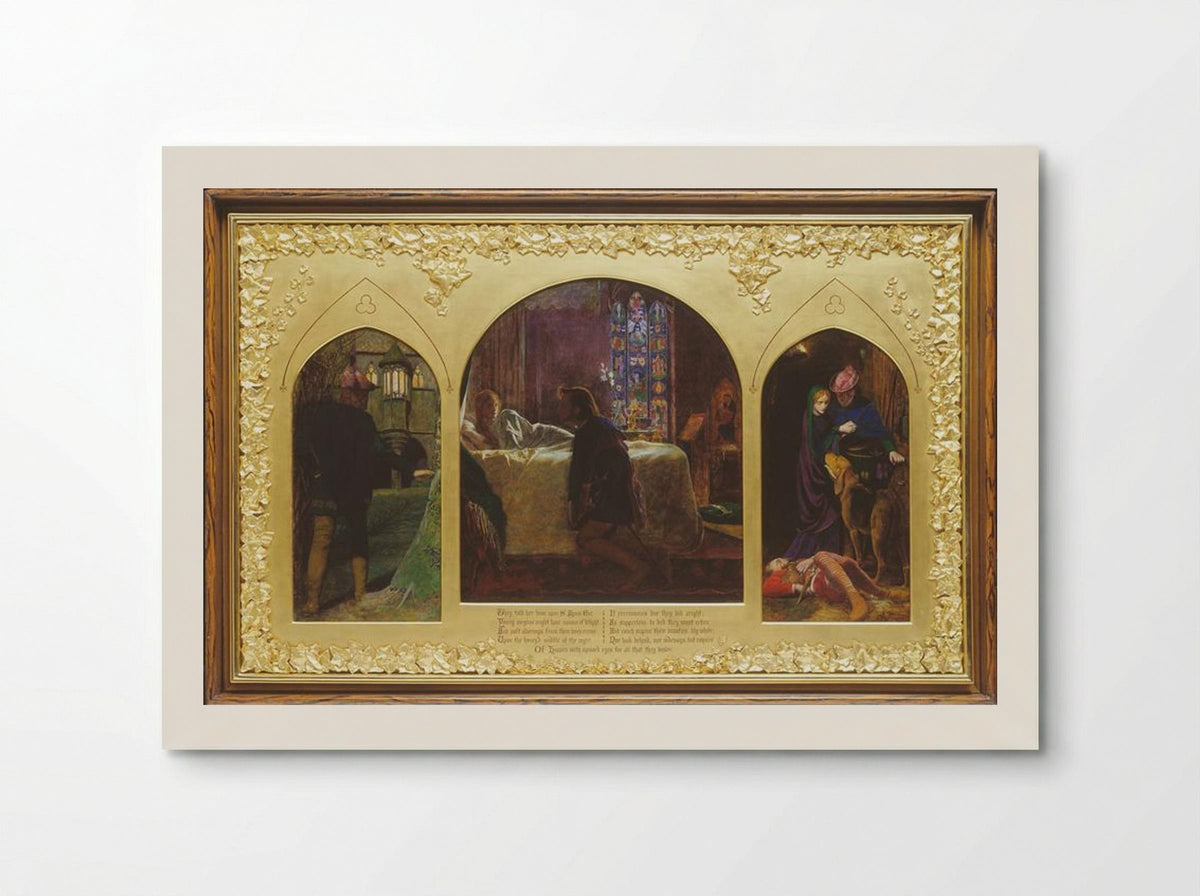 The Eve of St. Agnes - Arthur Hughes - Poster