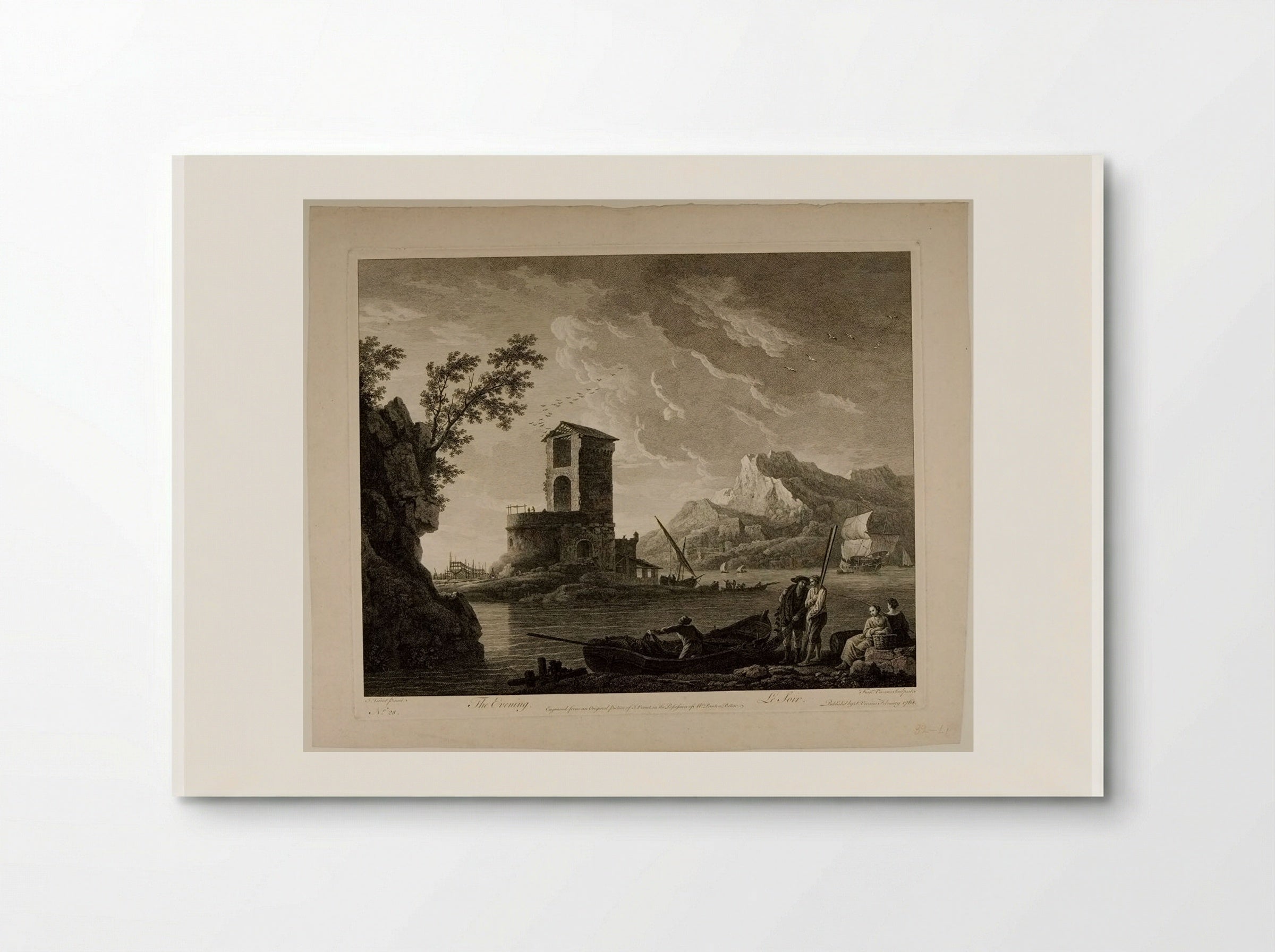 The Evening - François Vivares - Poster