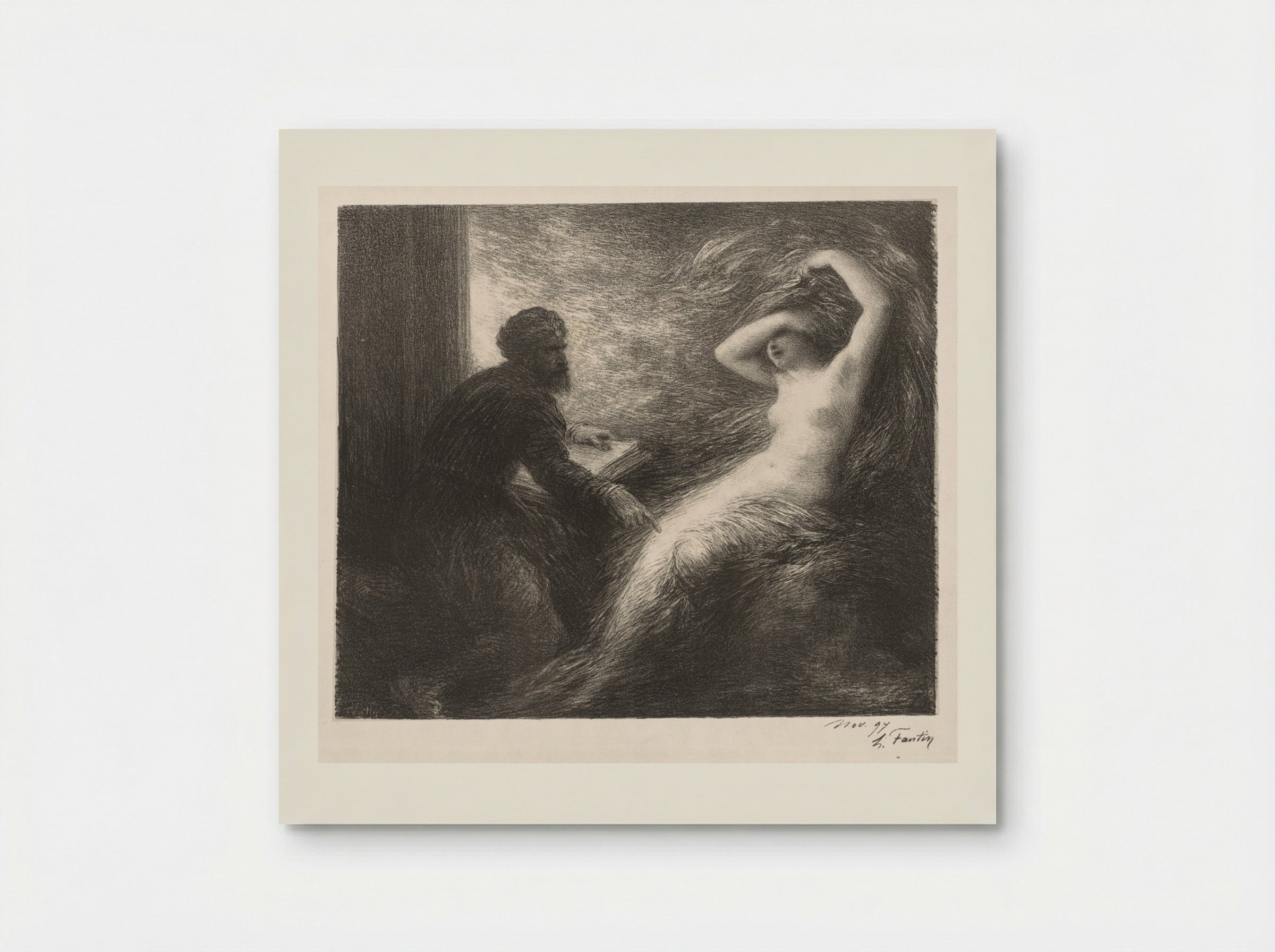 The Evocation of Kundry - Henri Fantin-Latour - Poster