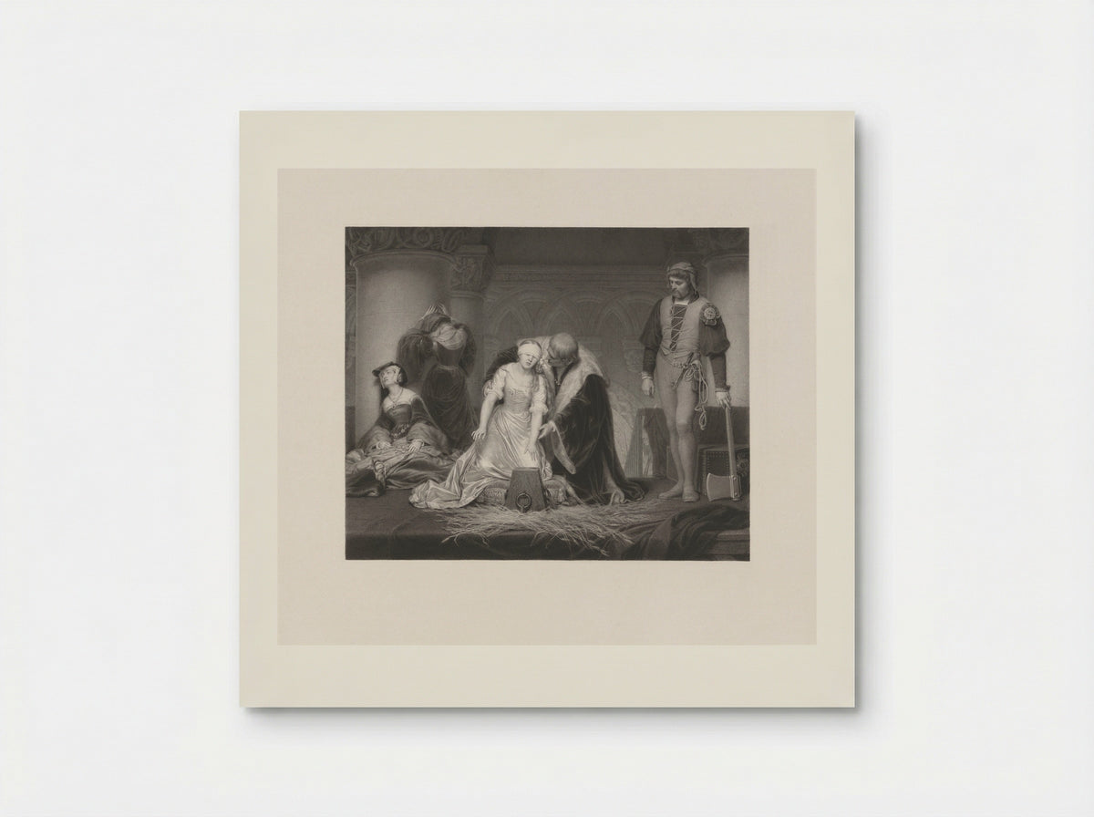 The Execution of Lady Jane Grey - Paolo Mercuri - Poster