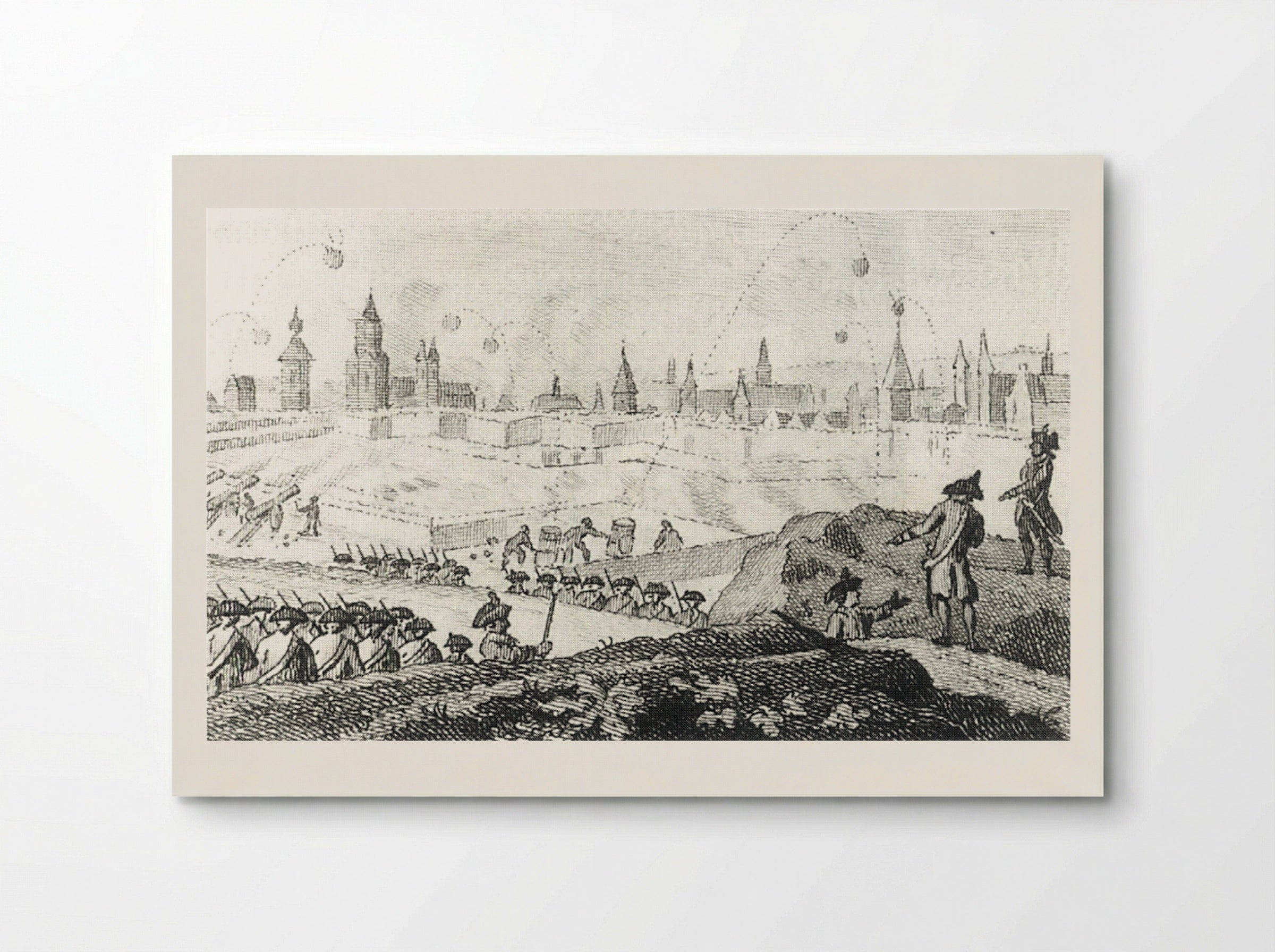The Execution of Quirijn Dirkszoon and Lambert Jacobszoon - Jacobus Buys - Poster