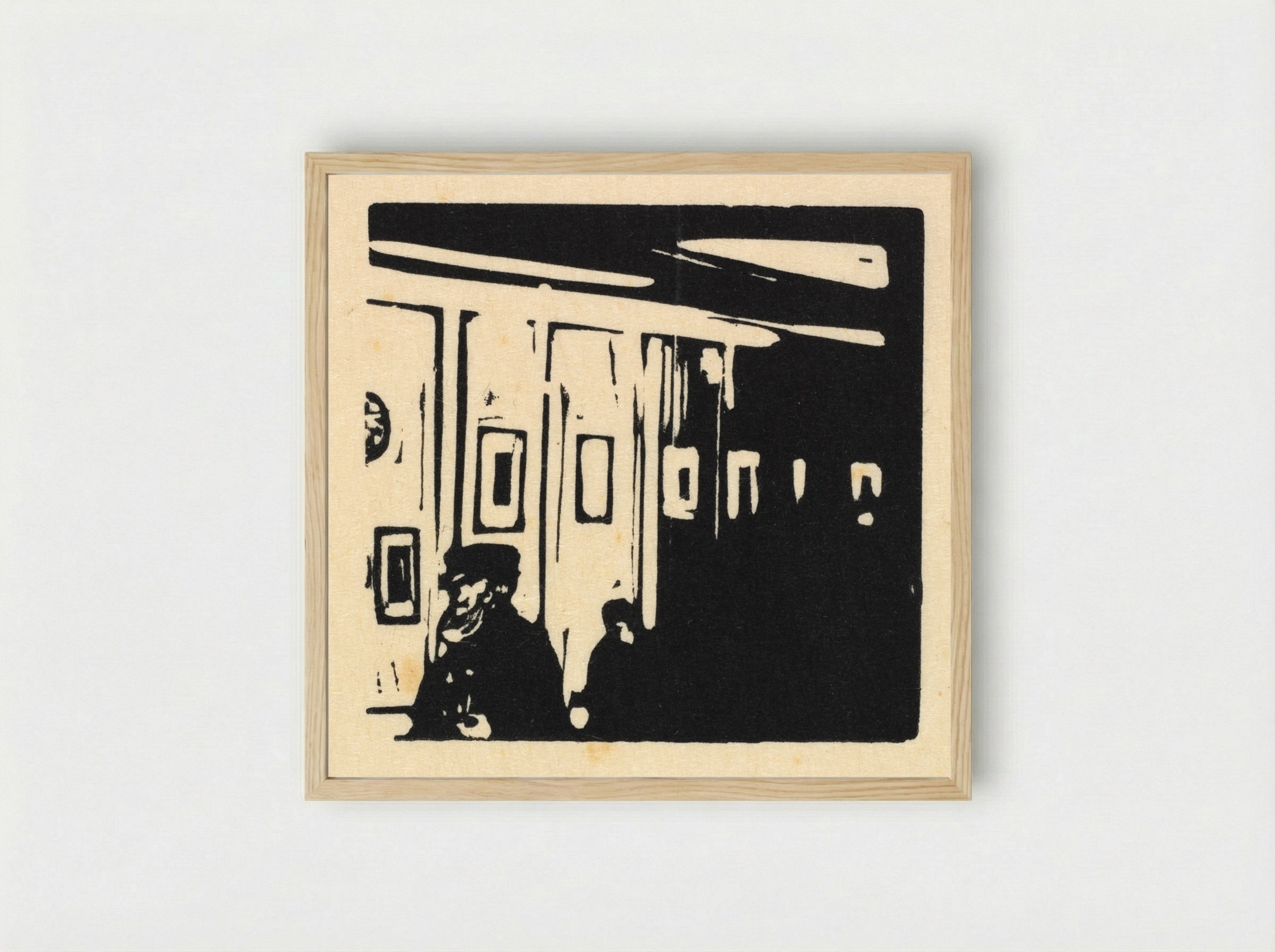 The Exhibition - William Nicholson - Framed Print Wood