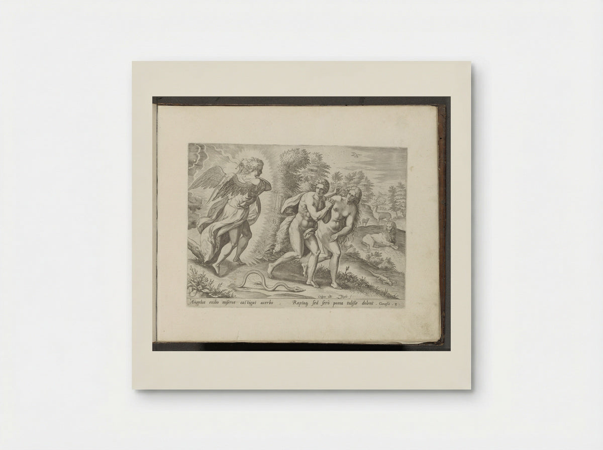 The Expulsion from Paradise - Gerard de Jode - Poster