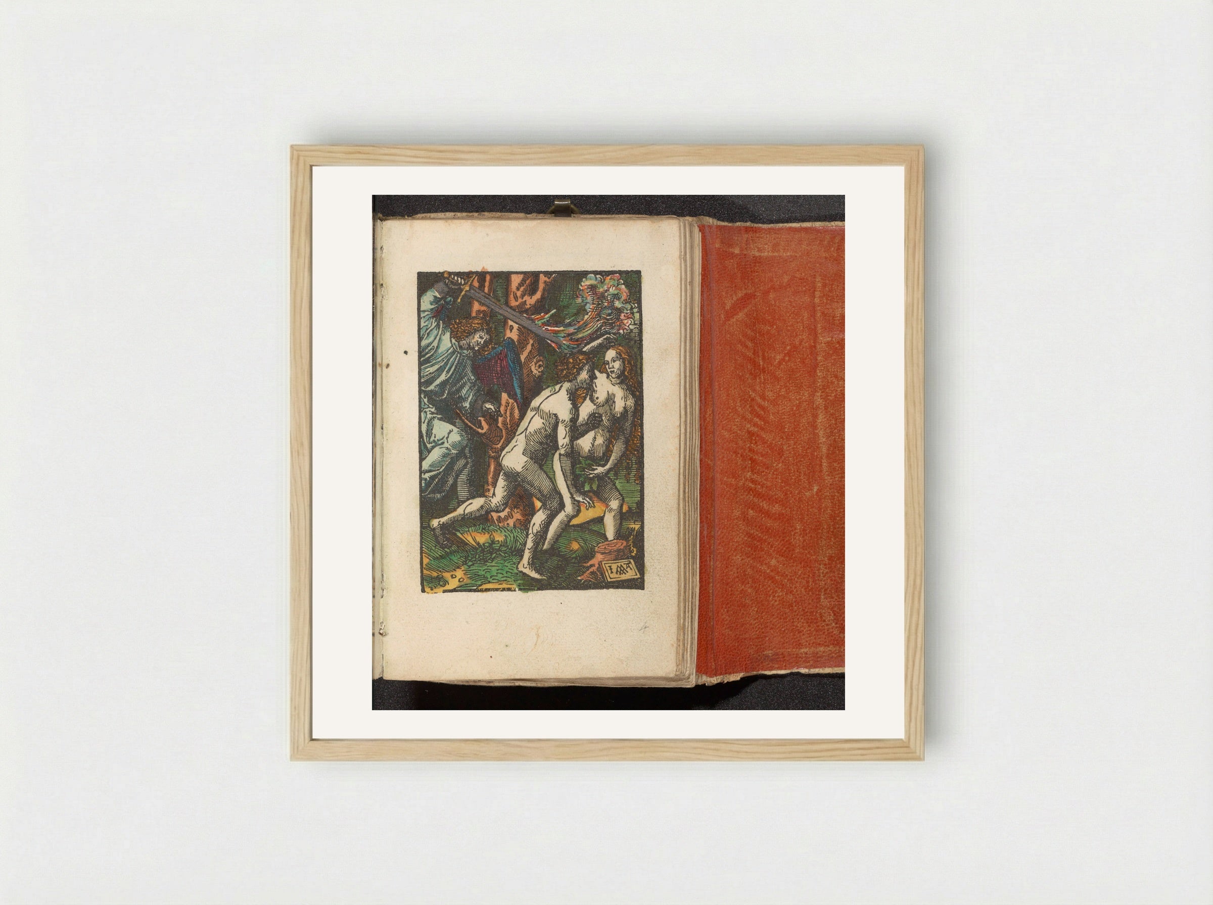 The Expulsion from the Garden of Eden - Doen Pietersz. - Framed Print Wood