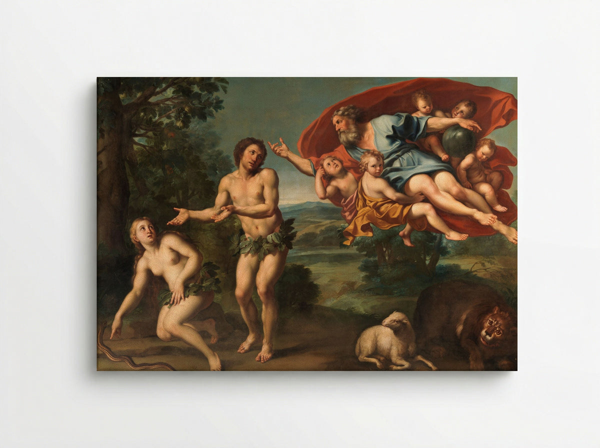 The Expulsion of Adam and Eve - Domenichino - Canvas