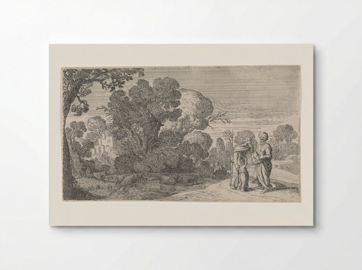 The Expulsion of Hagar and Ishmael - Nicolaes Moeyaert - Poster