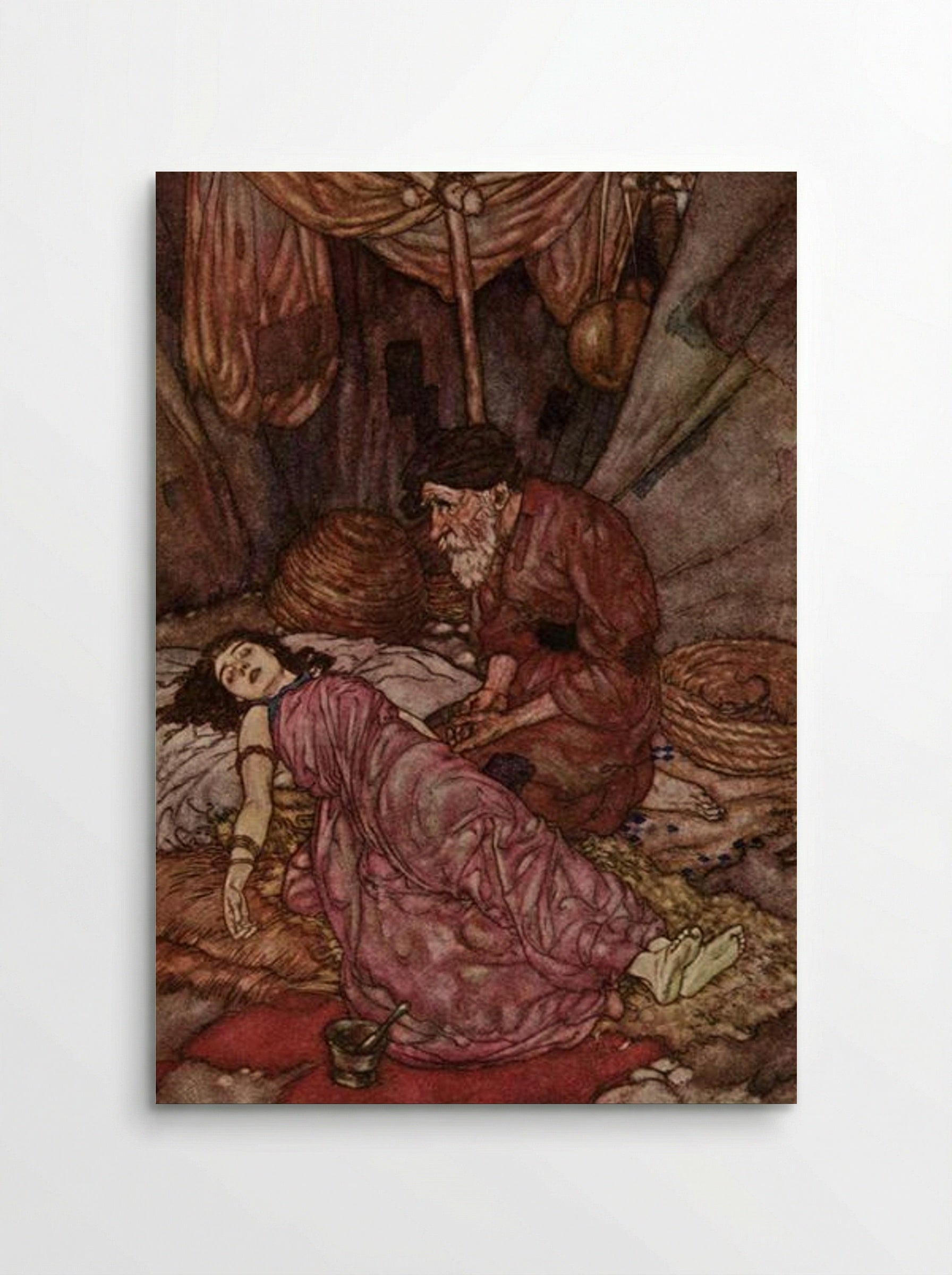 The Face of Wretched Man - Edmund Dulac - Poster